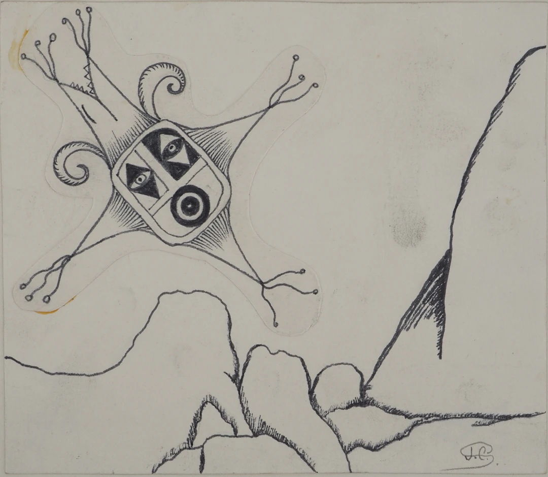 Jean-Claude SILBERMANN : Enseignes sournoises, Masque surréaliste
