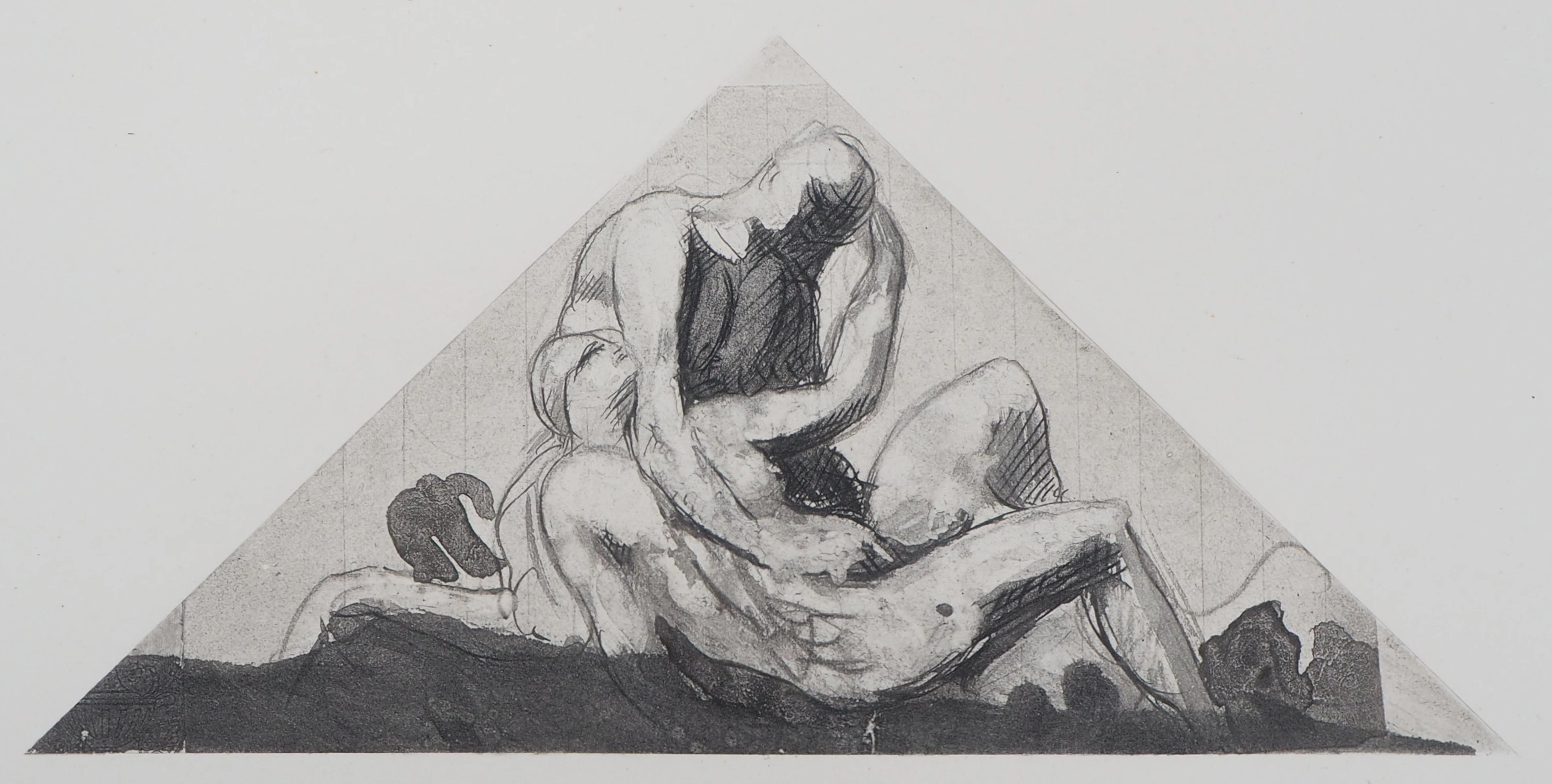Auguste RODIN : Bacchanale, Gravure