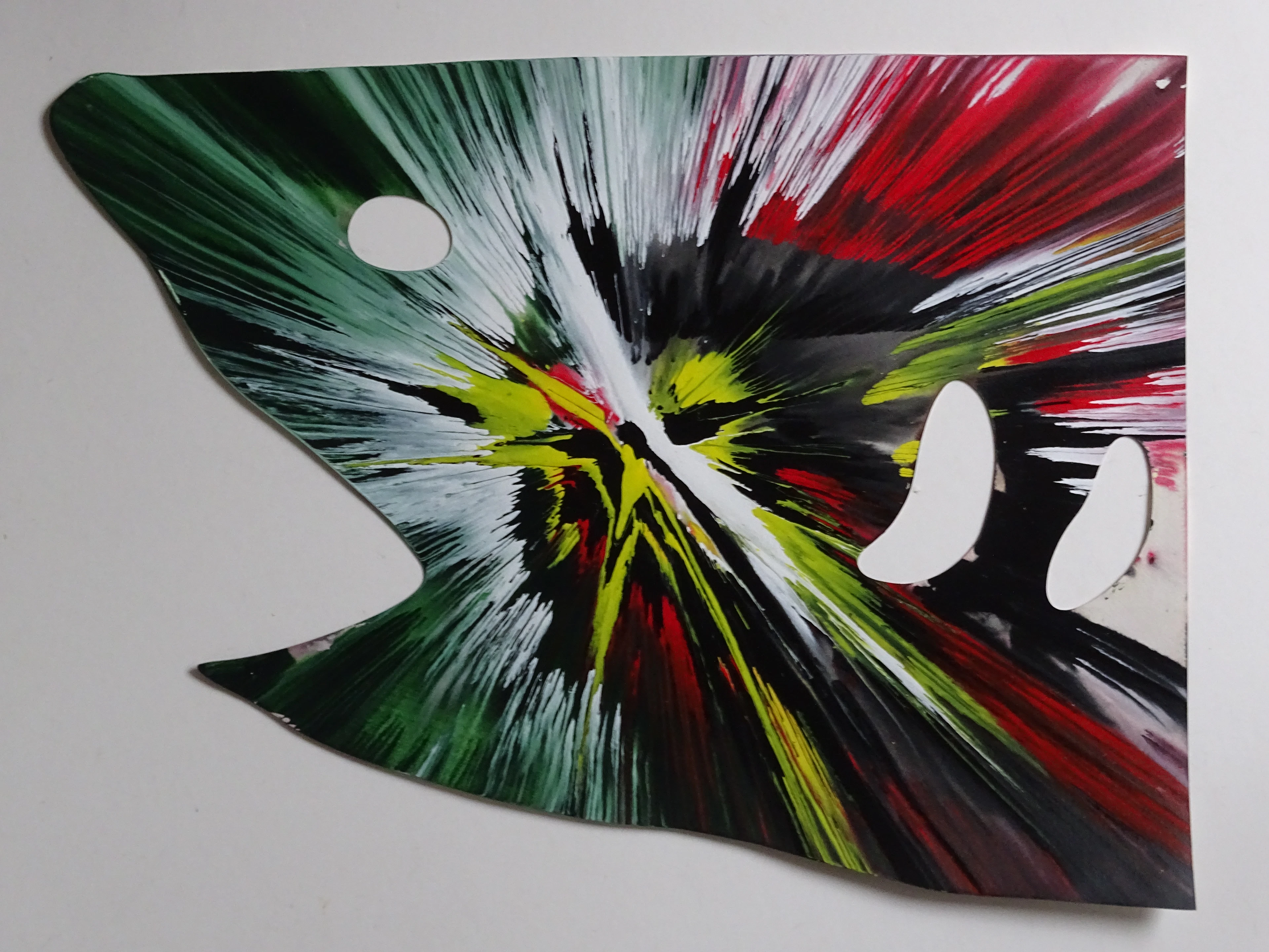 DAMIEN HIRST, Shark Spin Painting, 2009, pièce unique