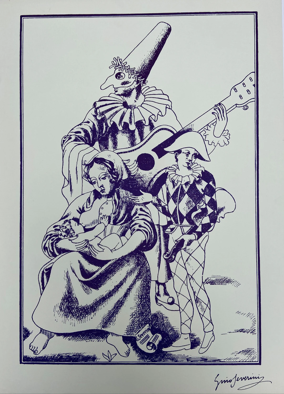 Gino SEVERINI (d’après) - Sans titre - Lithographie