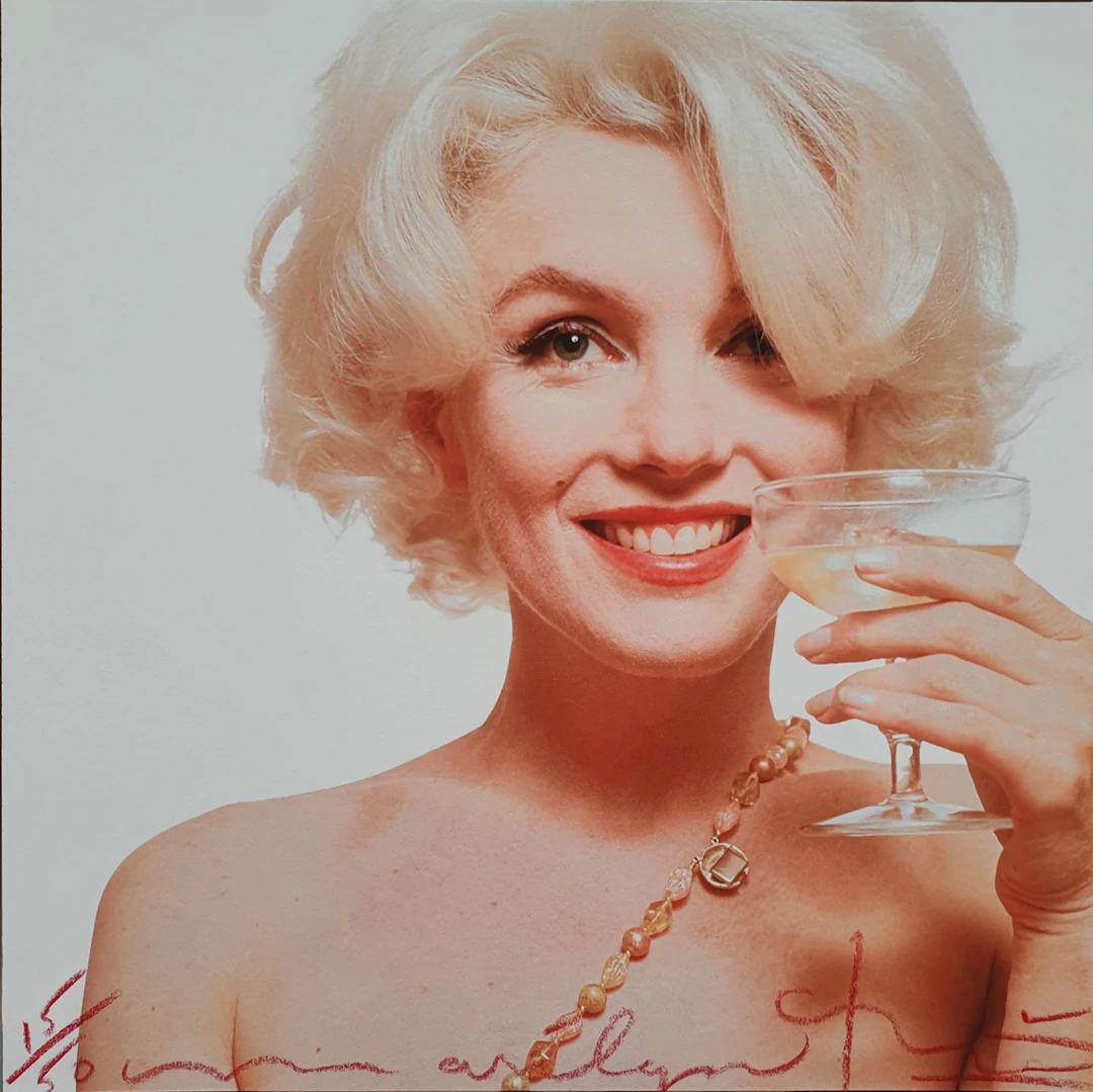 Bert STERN - Marilyn and champagne , 2011 - Tirage pigmentaire signé