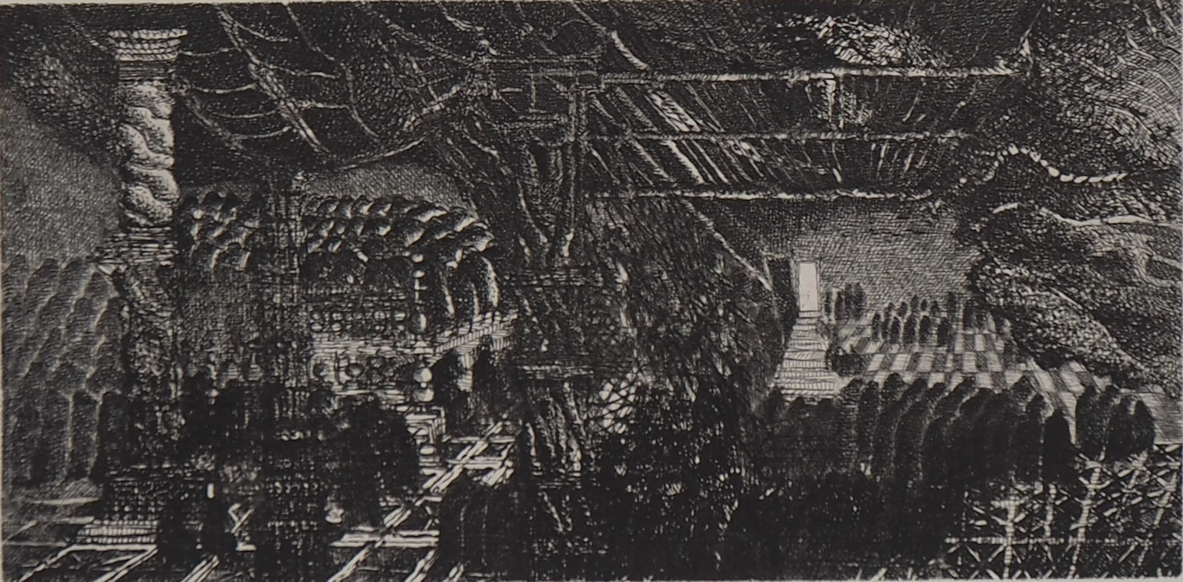 Hélène CSECH : Rumeurs - Gravure originale signée