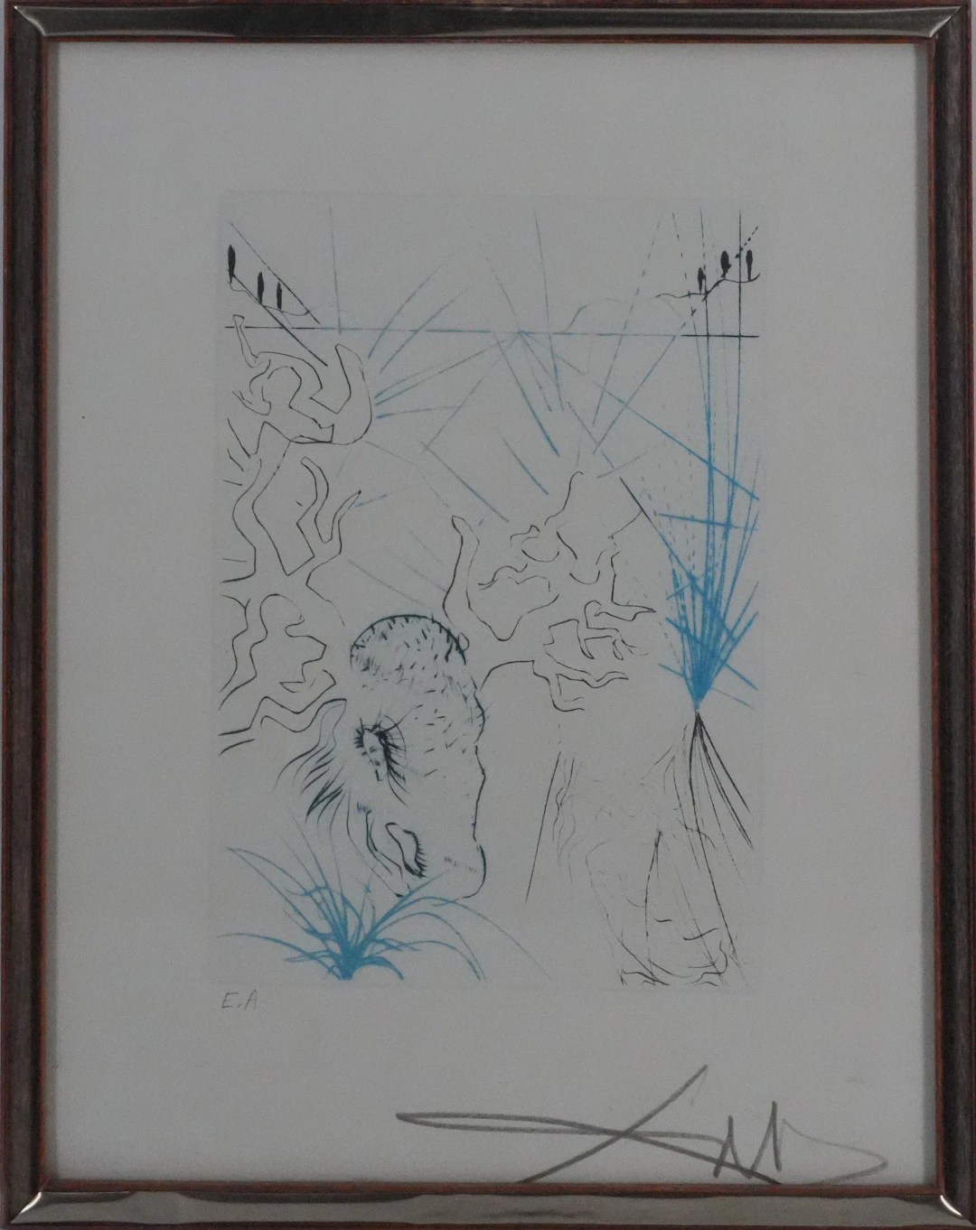 Salvador Dali - Les femmes de Windsor - Héliogravure signée