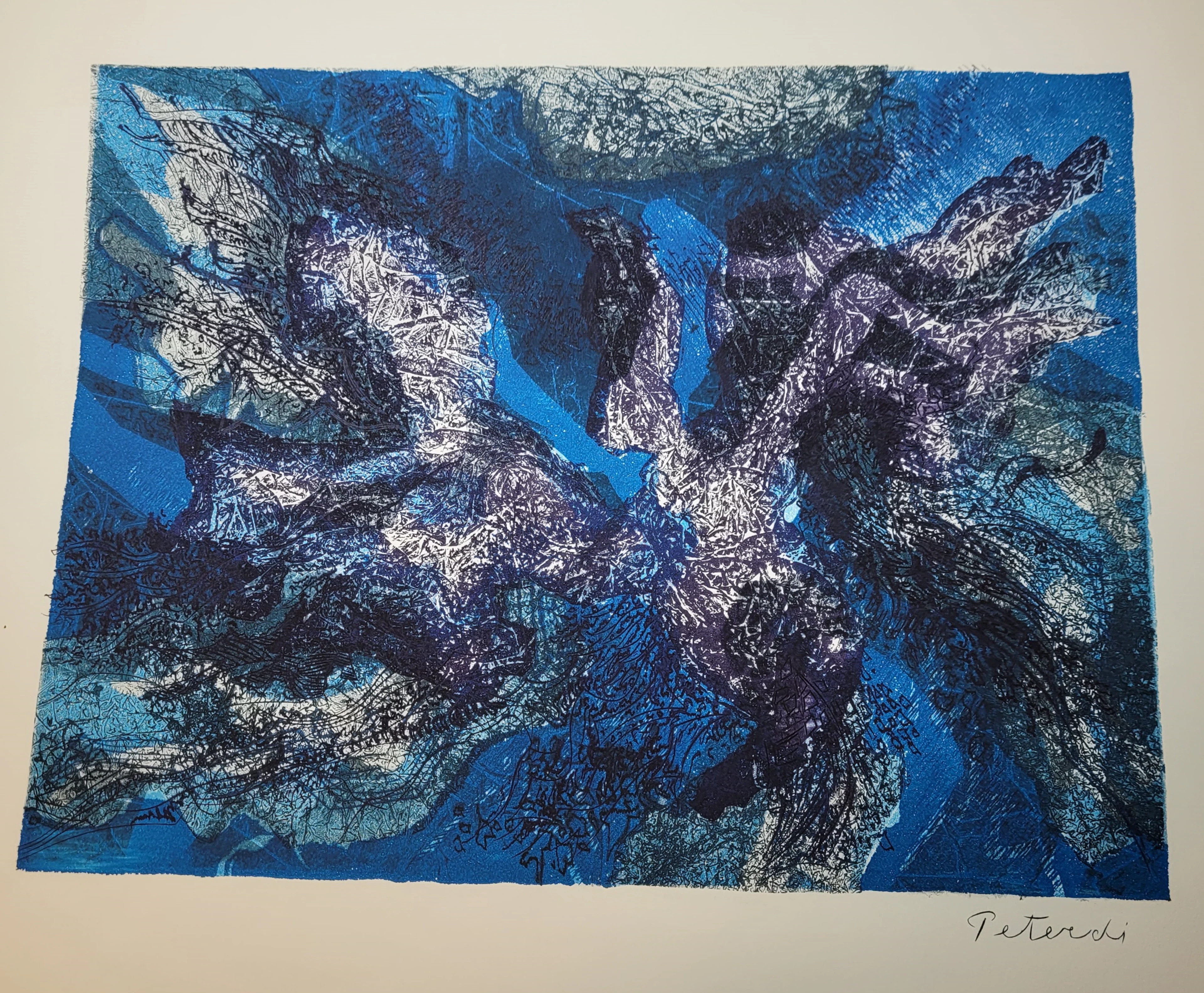 Gabor PETERDI - Arctic Birds, 1964 - Lithographie originale signée au crayon