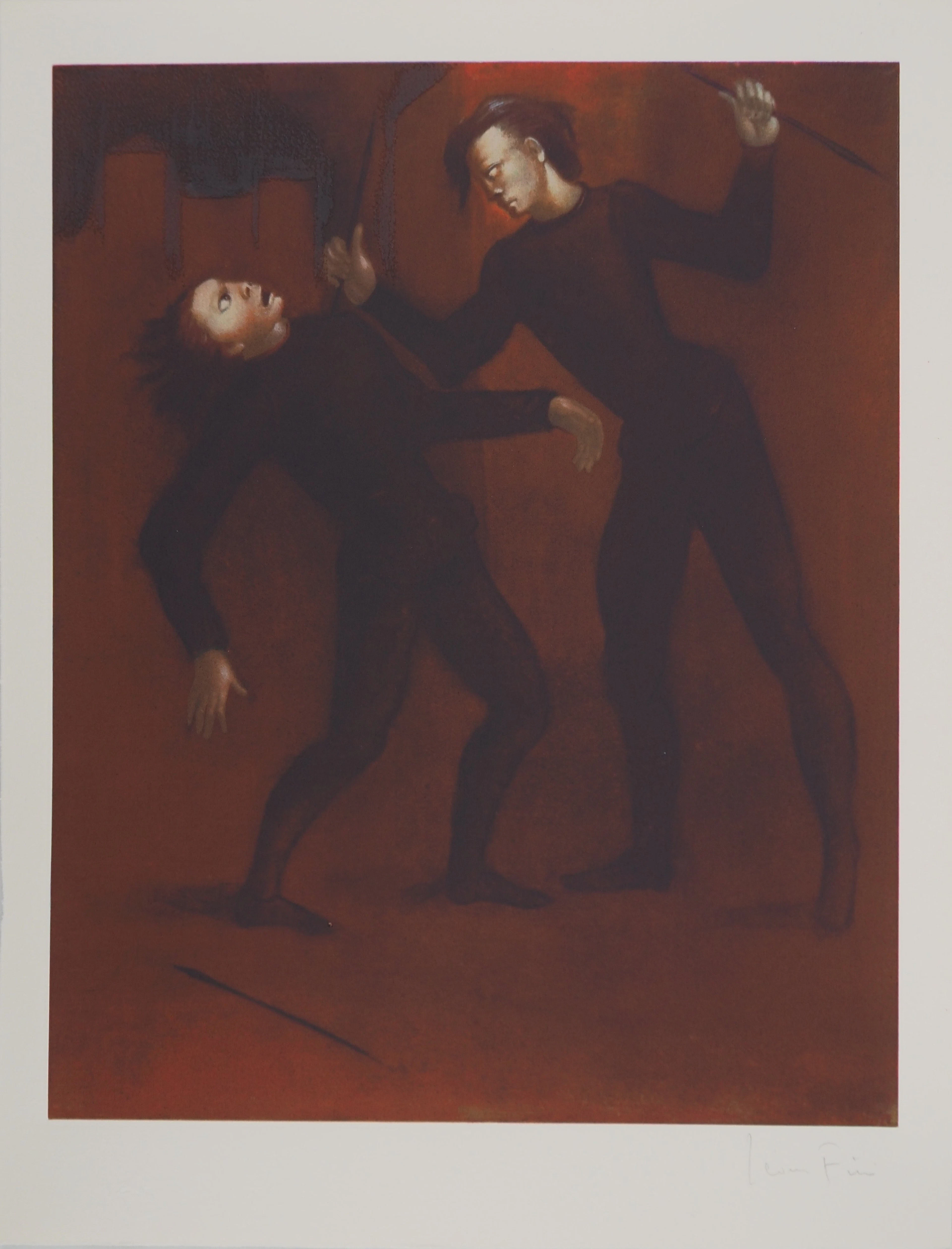 Léonor FINI : La querelle des hommes, Sérigraphie originale signée