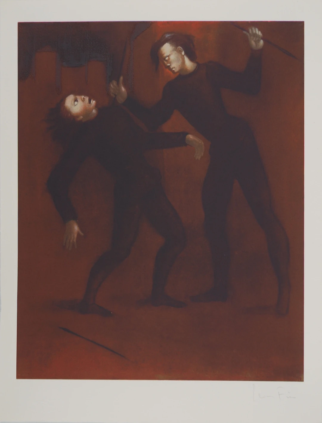 Léonor FINI : La querelle des hommes, Sérigraphie originale signée