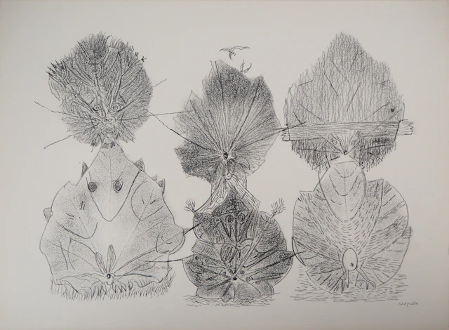 Jean-Paul RIOPELLE - Nelligan, Totems de la Nature - Lithographie