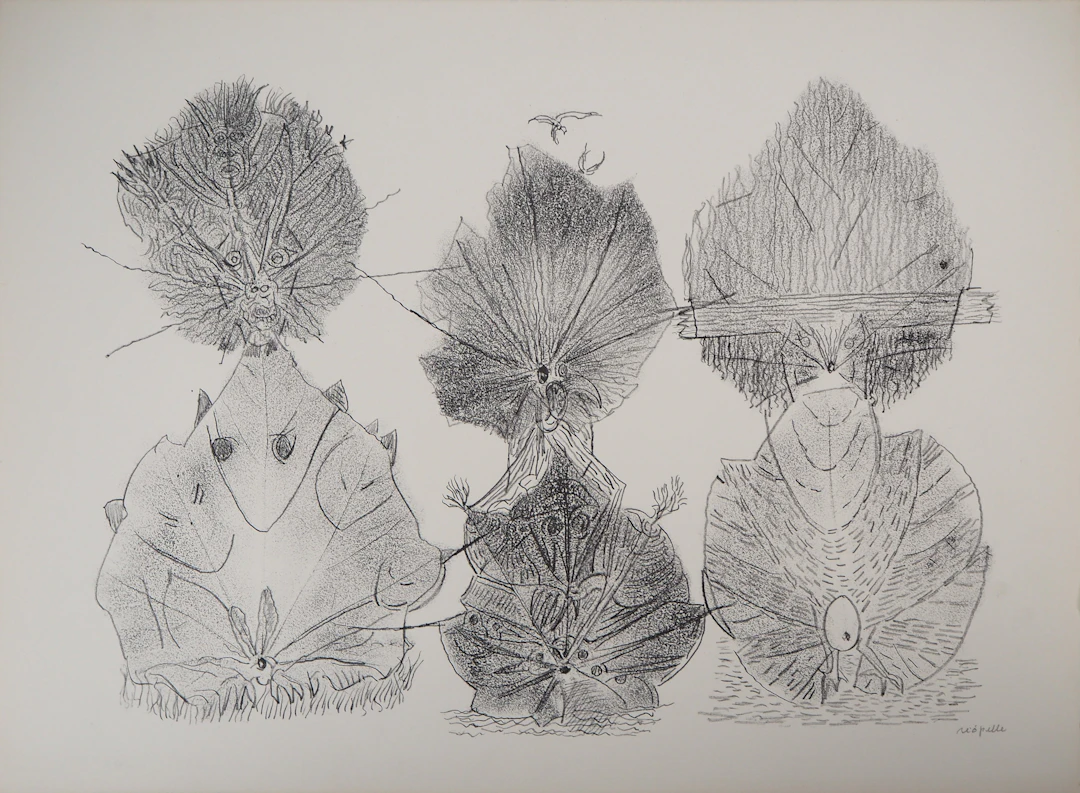Jean-Paul RIOPELLE - Nelligan, Totems de la Nature - Lithographie