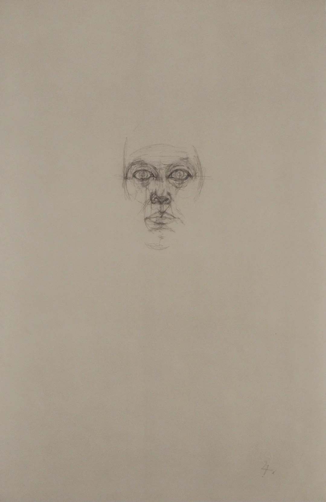 Alberto GIACOMETTI : Annette - Lithographie