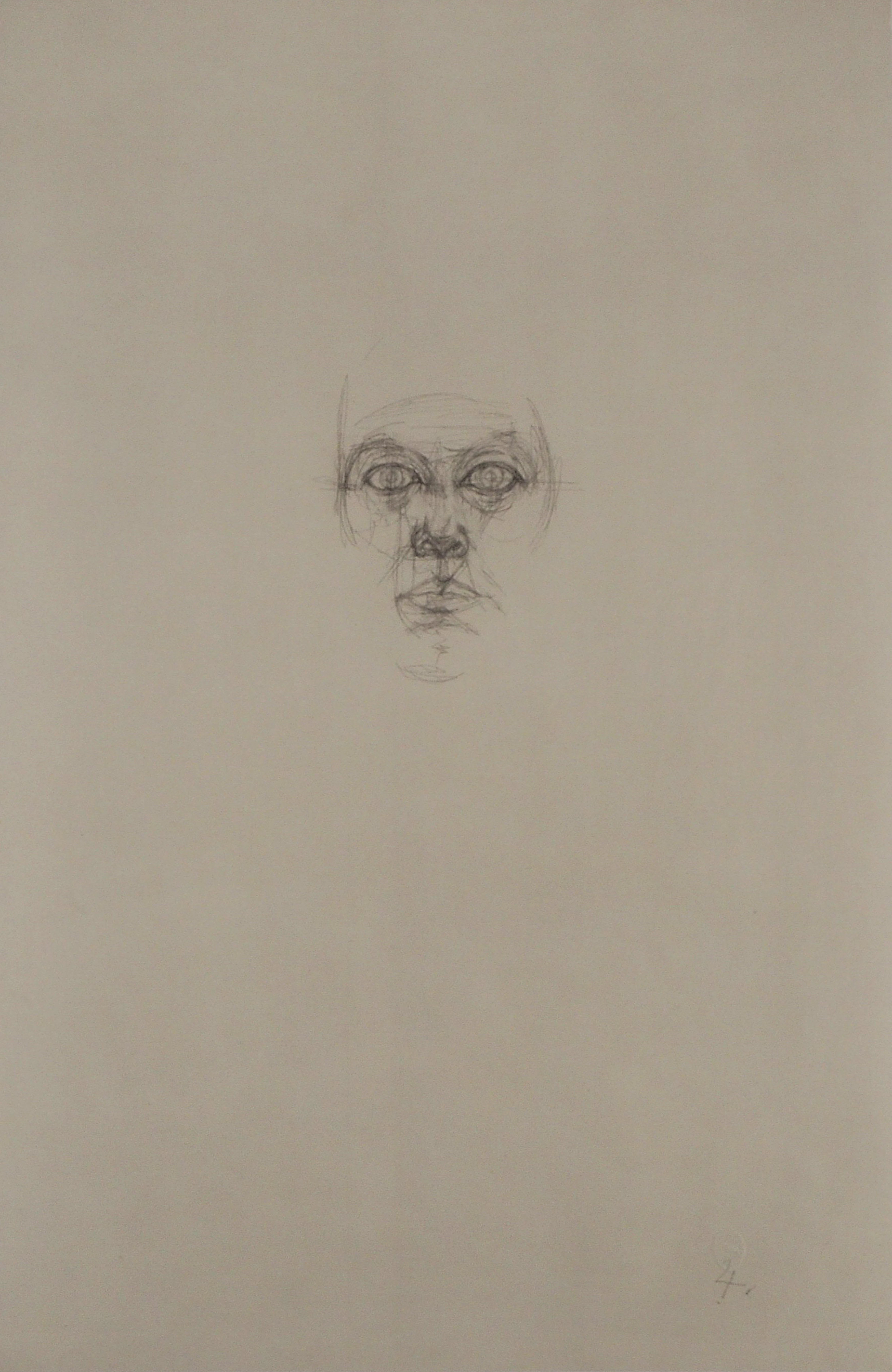 Alberto GIACOMETTI : Annette - Lithographie