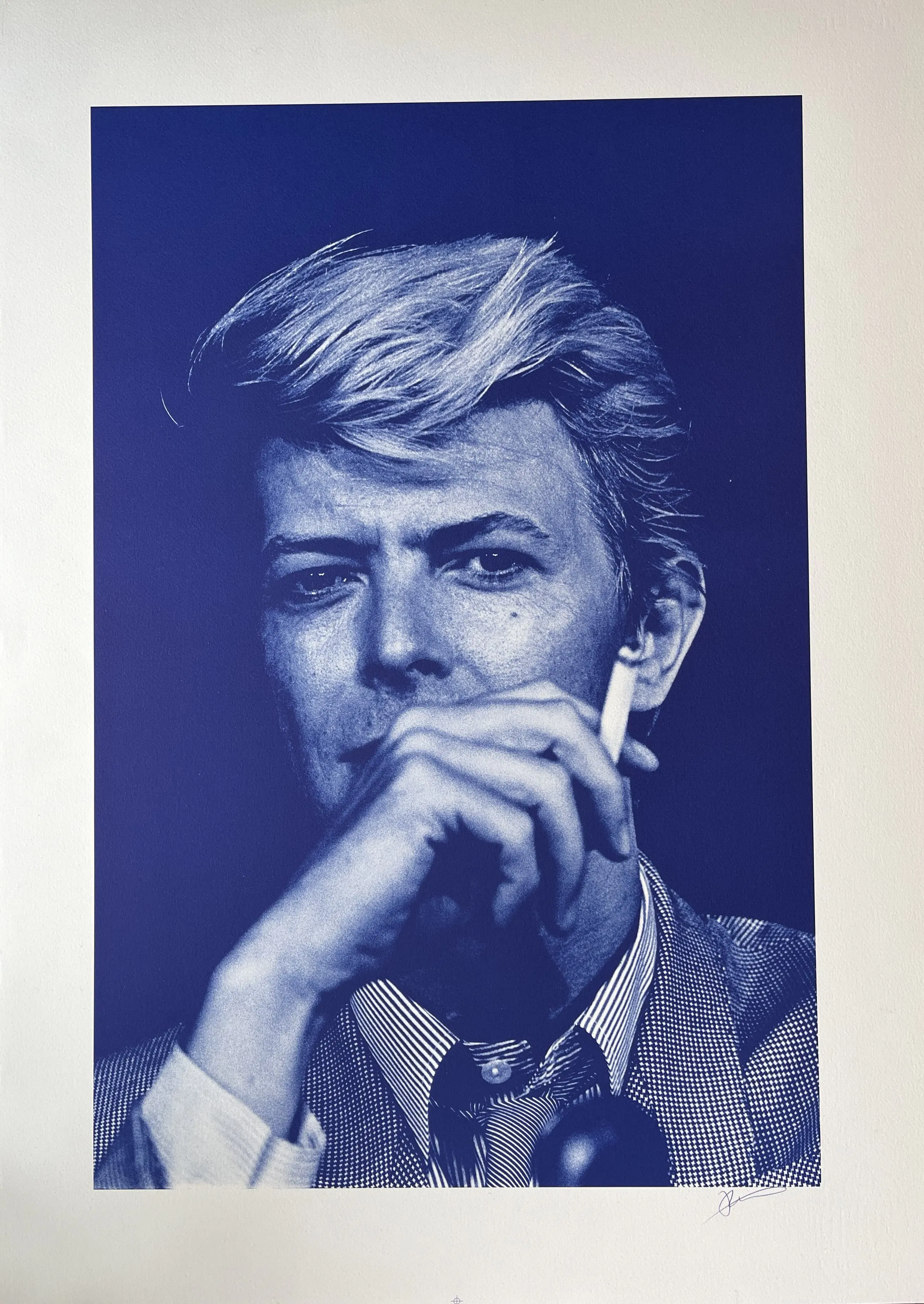 Philippe Ledru - David Bowie - impression lithographique