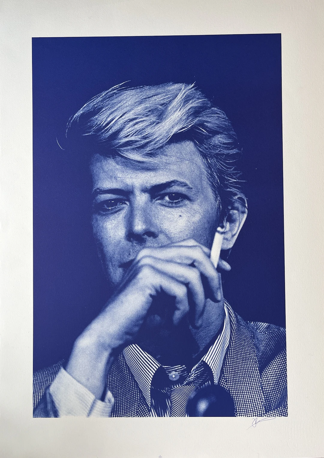 Philippe Ledru - David Bowie - impression lithographique
