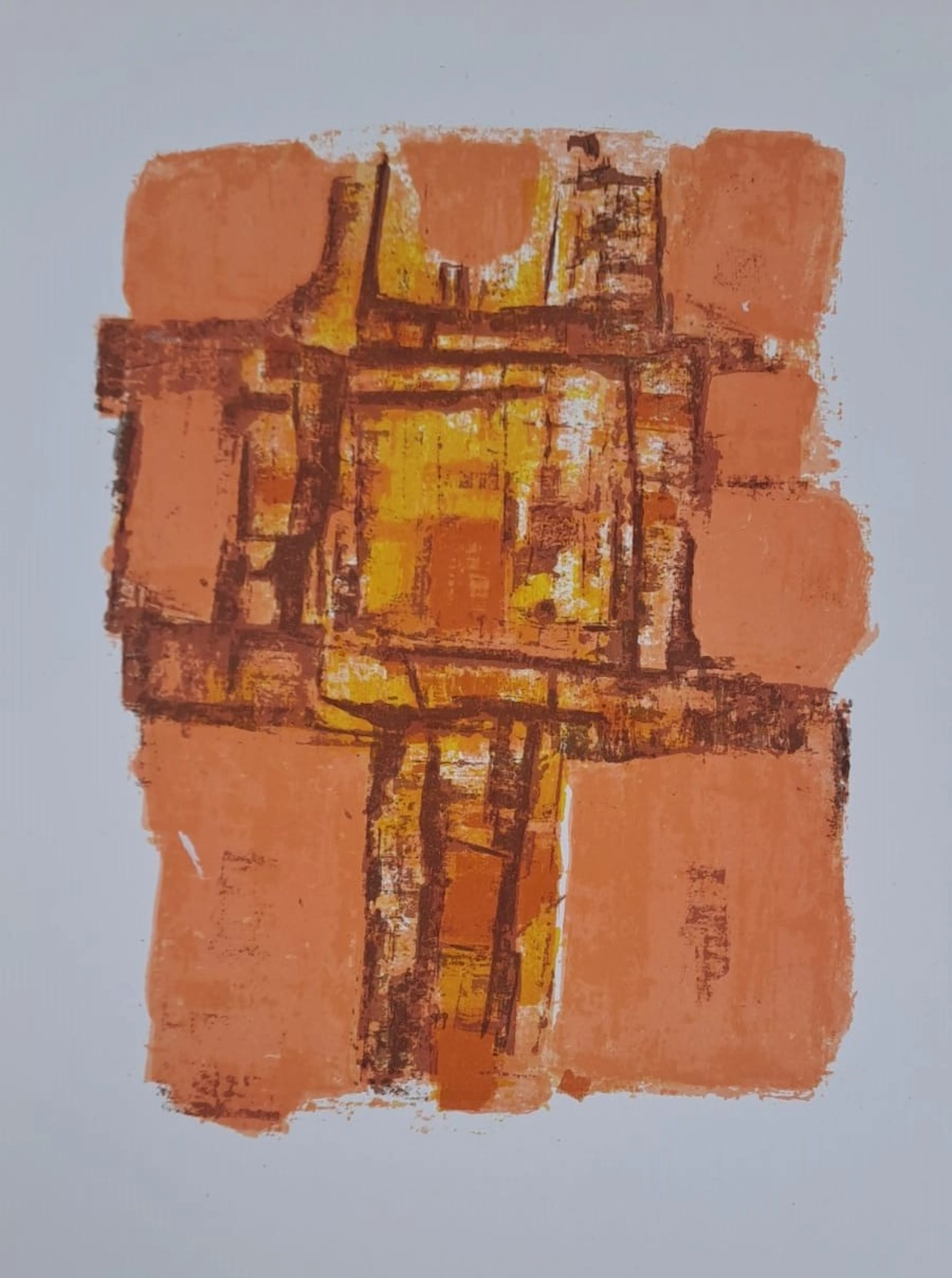 Orlando Pelayo - Composition III - Lithographie originale
