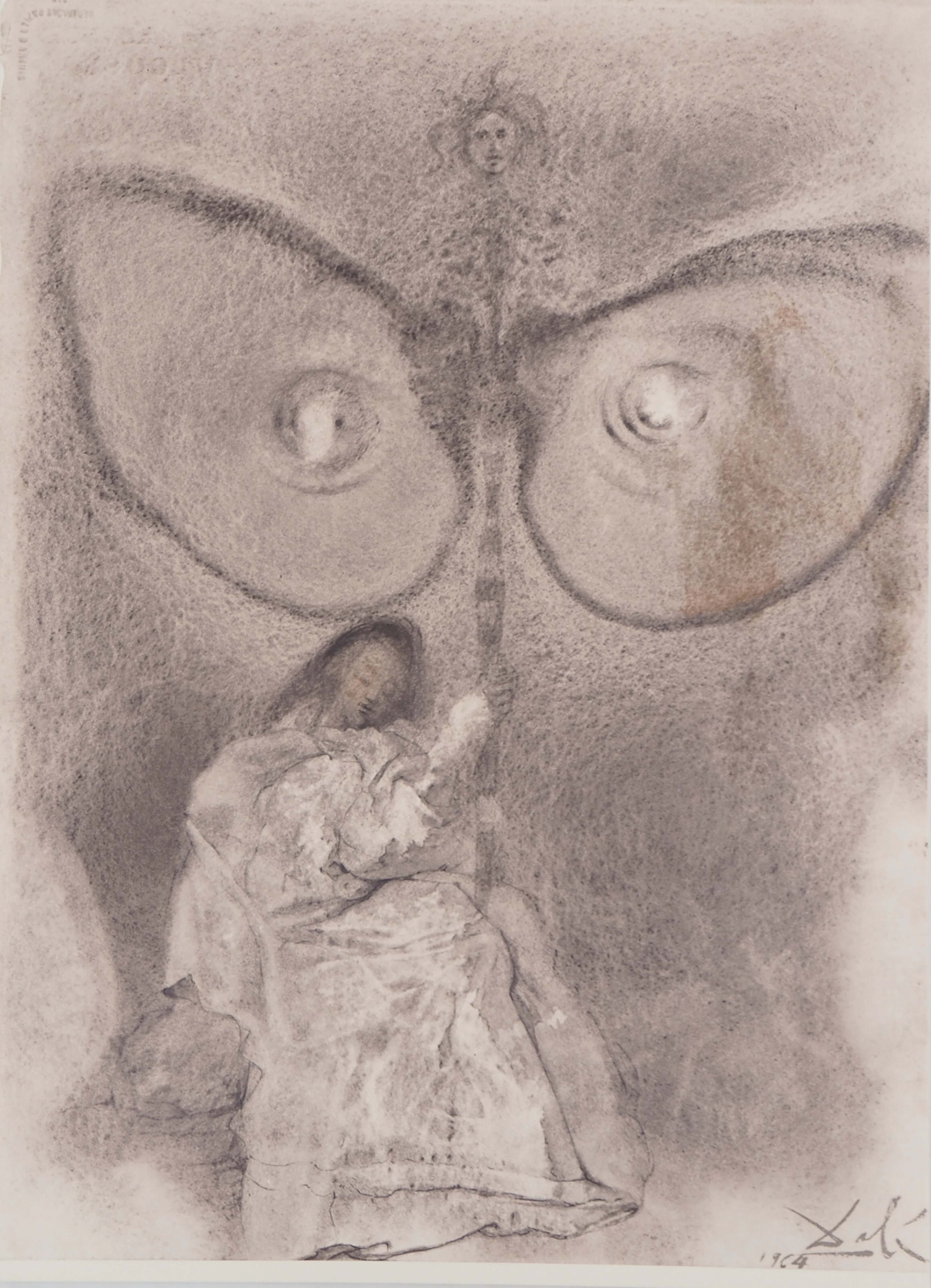 Salvador DALI : Biblia Sacra - La Naissance - Lithographie Signée