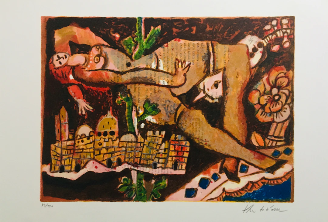 Théo TOBIASSE - Le Cantique des Cantiques XVI, 2009 - Lithographie