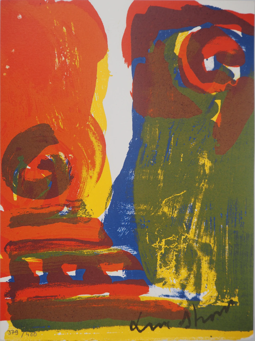 Bengt Lindström - Portrait de l’ancêtre - Lithographie originale, signée