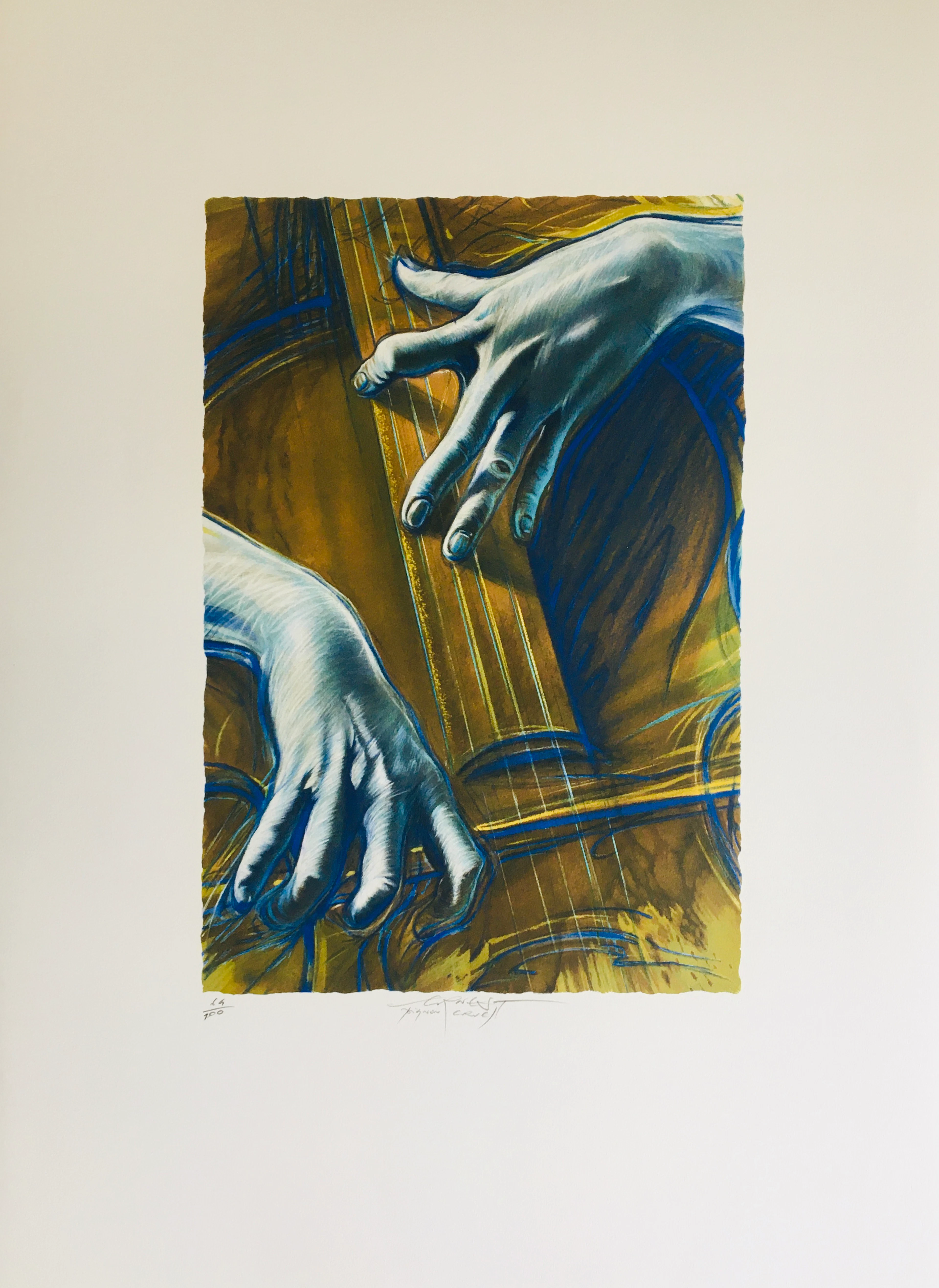 Ernest PIGNON-ERNEST - Sans-titre, 2000 - Lithographie originale signée