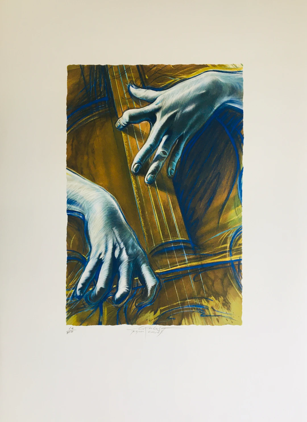 Ernest PIGNON-ERNEST - Sans-titre, 2000 - Lithographie originale signée