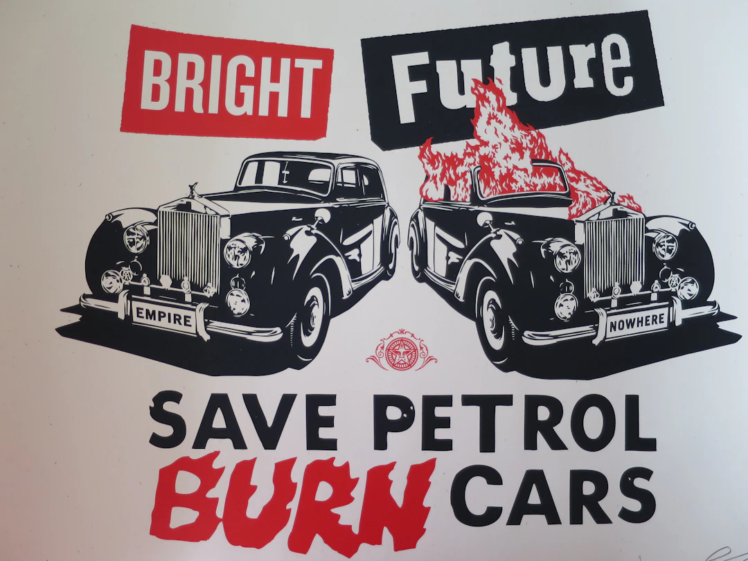 Shepard FAIREY (Obey) - Bright Future, 2012 - Sérigraphie signée au crayon