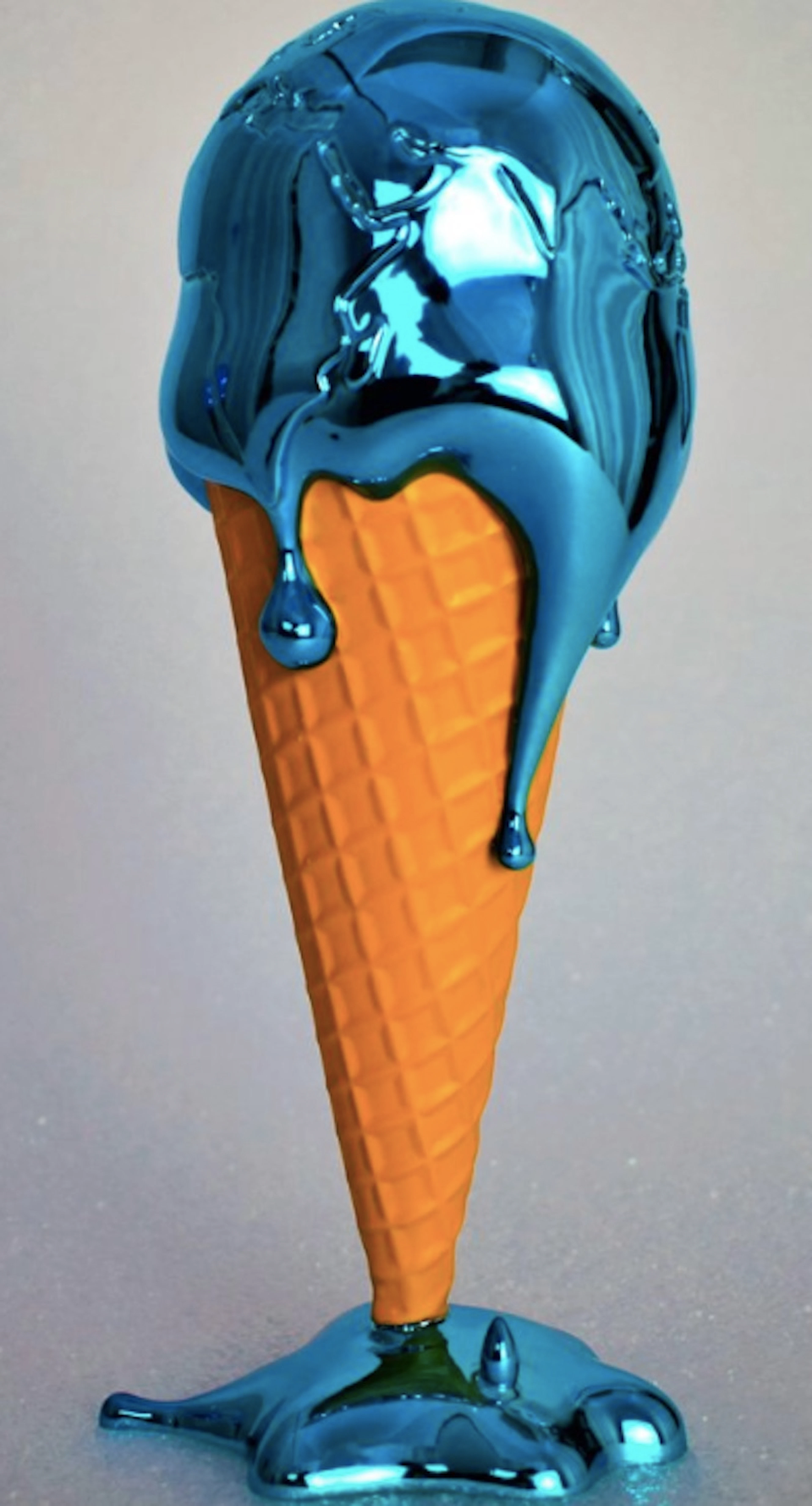Sagrasse - The last ice cream Blue - Résine