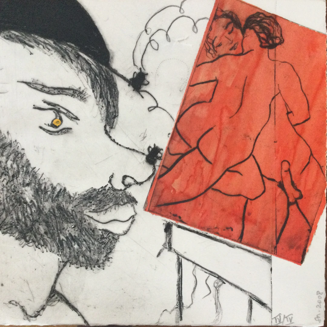 Sophie SAINRAPT - Érofable, 2008 - Gravure au carborundum signée