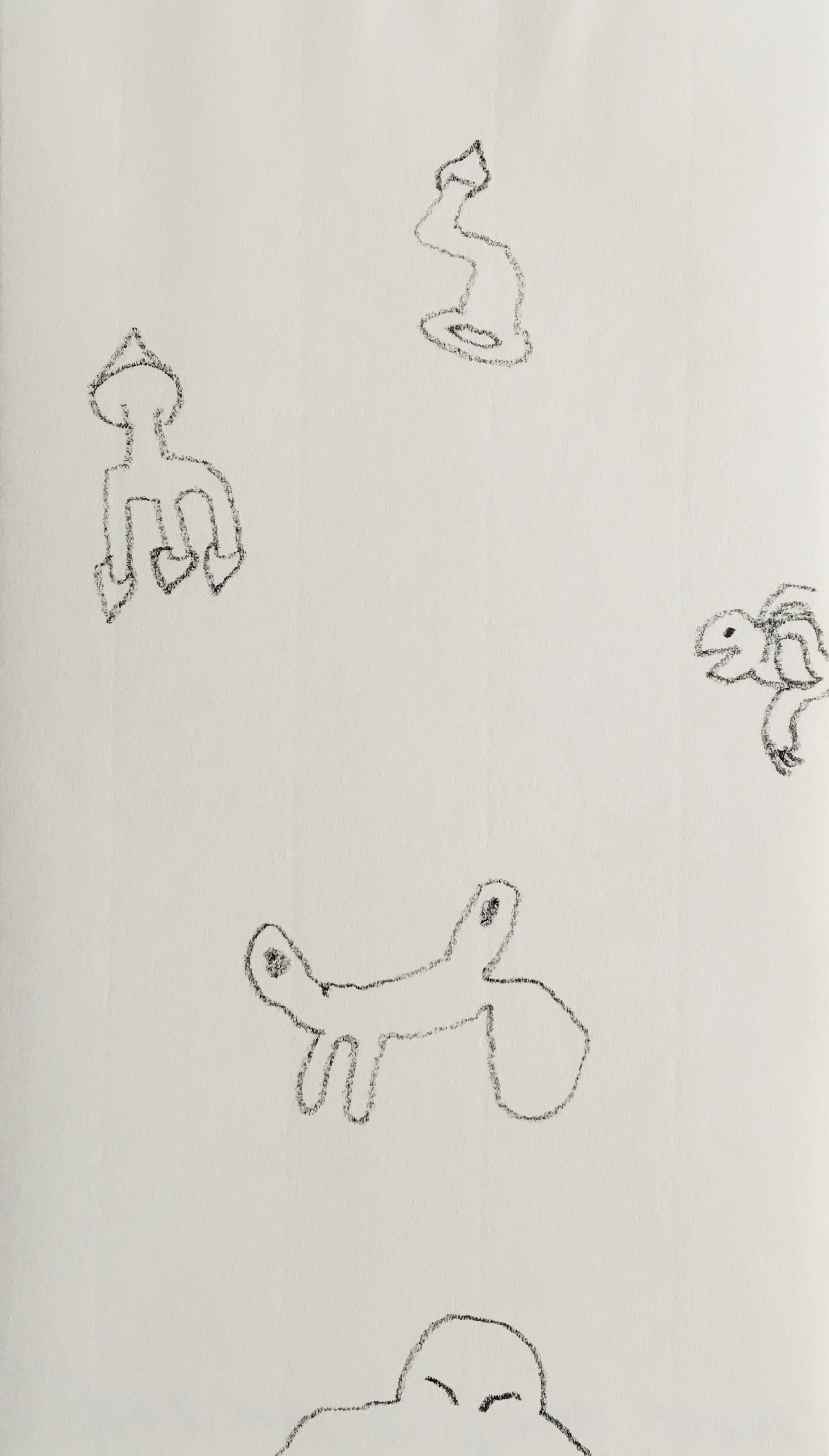 Daniel DEZEUZE - Sans titre, 2012 - Dessin original signé