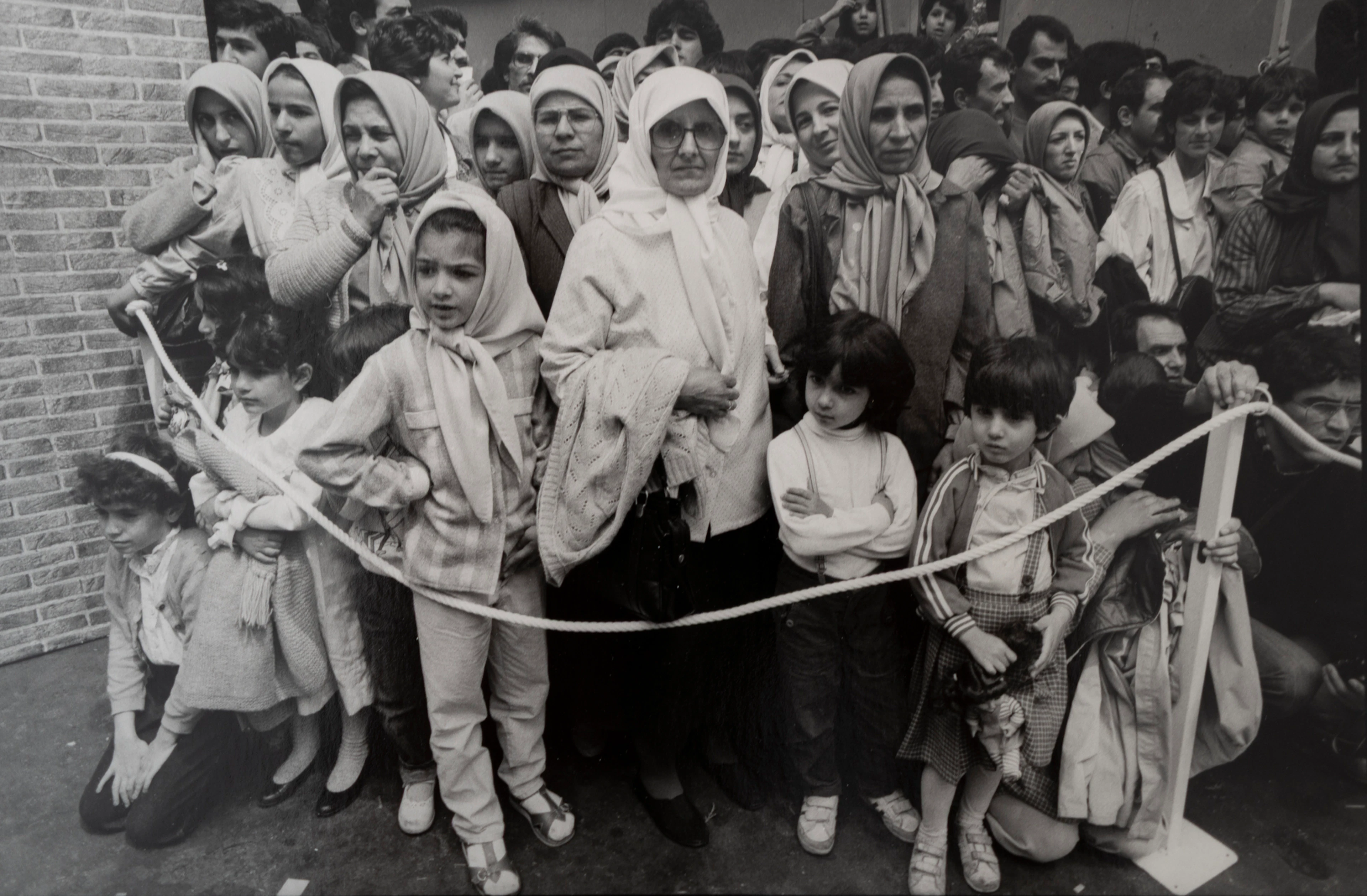 José Nicolas - Manifestation Anti Khomeini, Paris 1985 - Tirage argentique