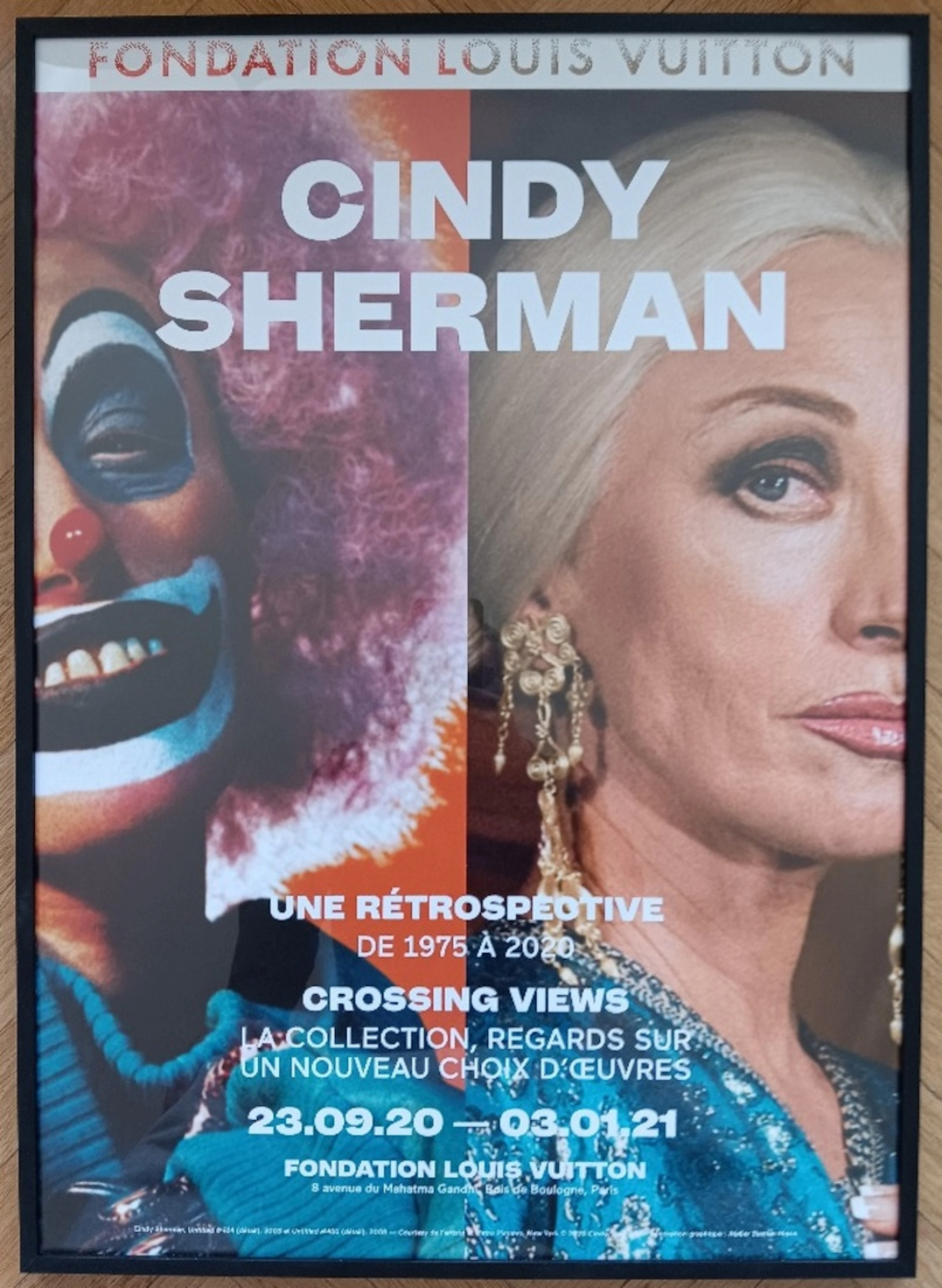 Cindy Sherman - Affiche originale d’exposition encadrée - Retrospective
