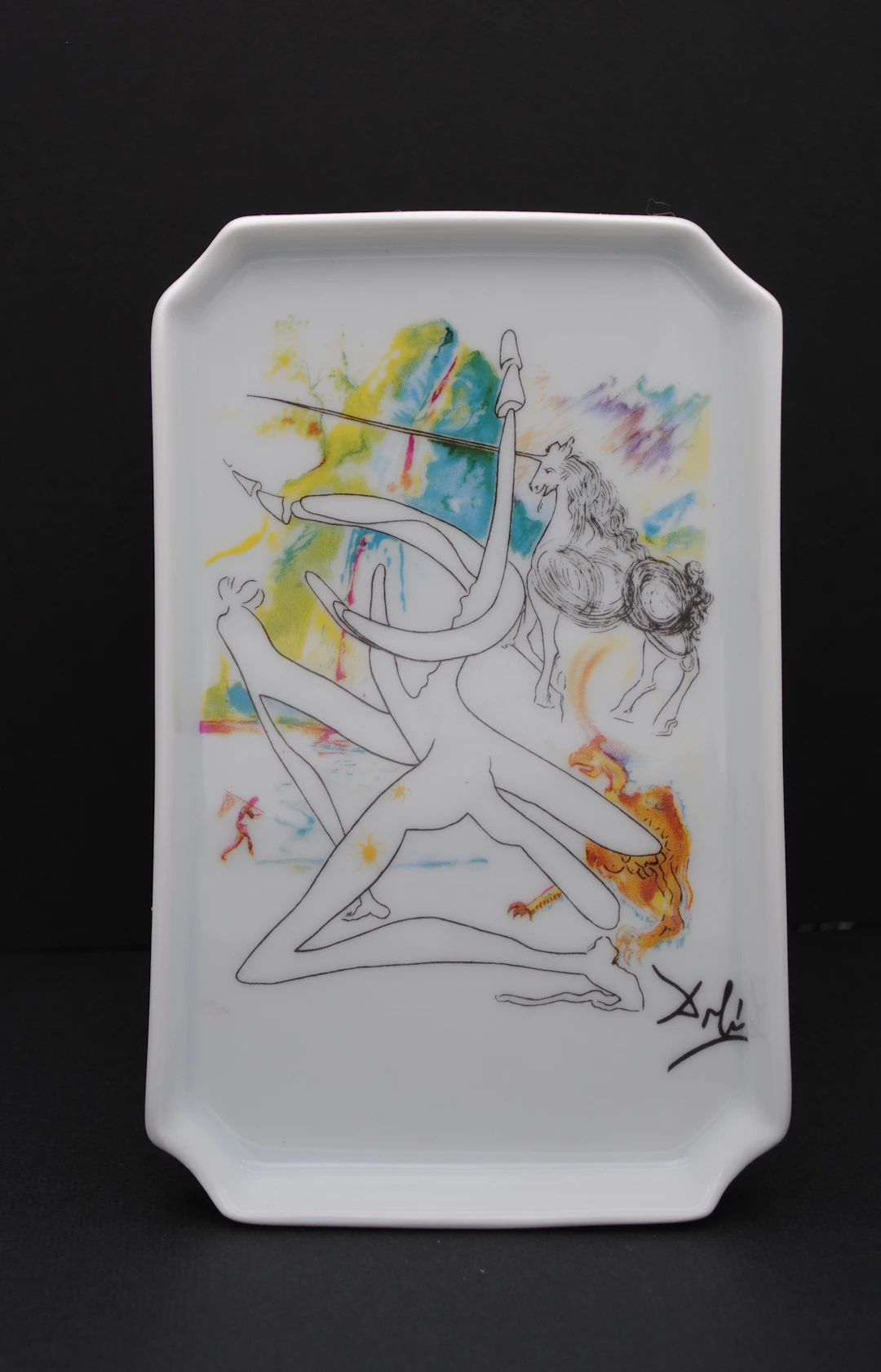 Salvador DALI : L’unicorne Laser et le rhinoceros cosmique, 1989 -