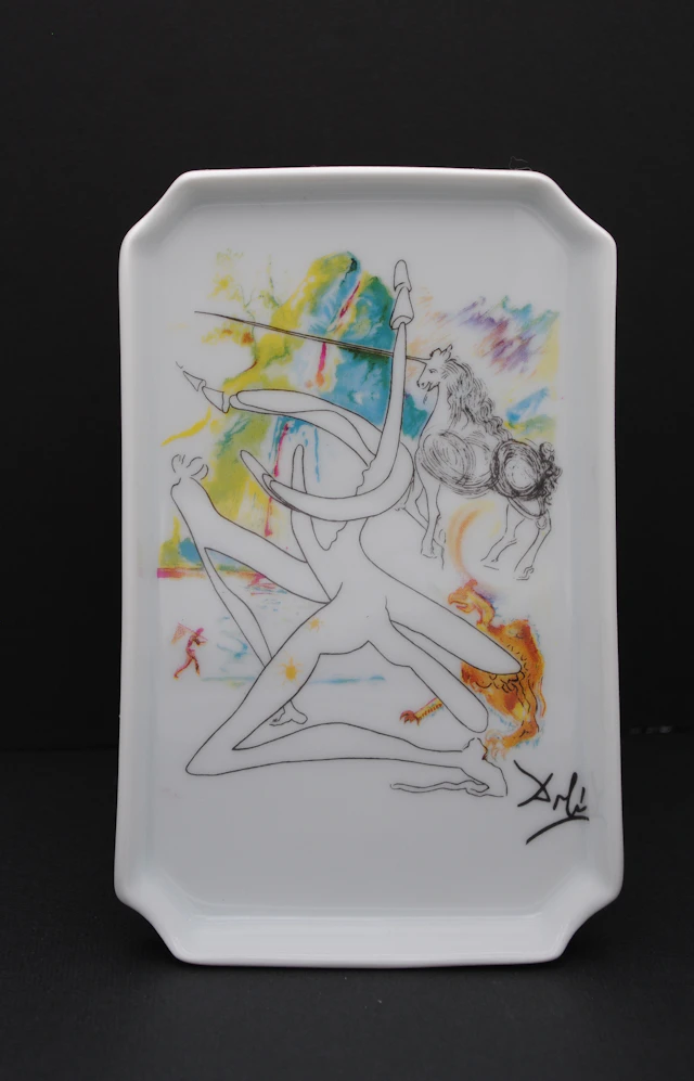 Salvador DALI : L’unicorne Laser et le rhinoceros cosmique, 1989 -