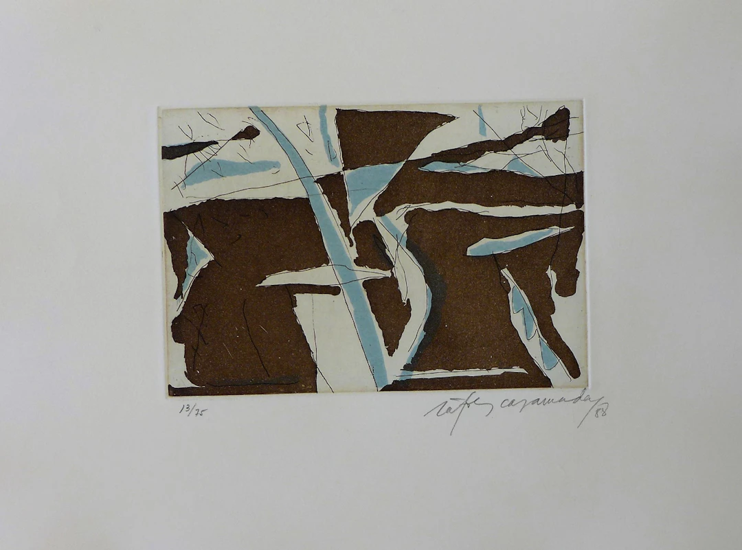 Alberto RAFOLS-CASAMADA - Estiu 4, 1988, Gravure signée, datée et justifiée