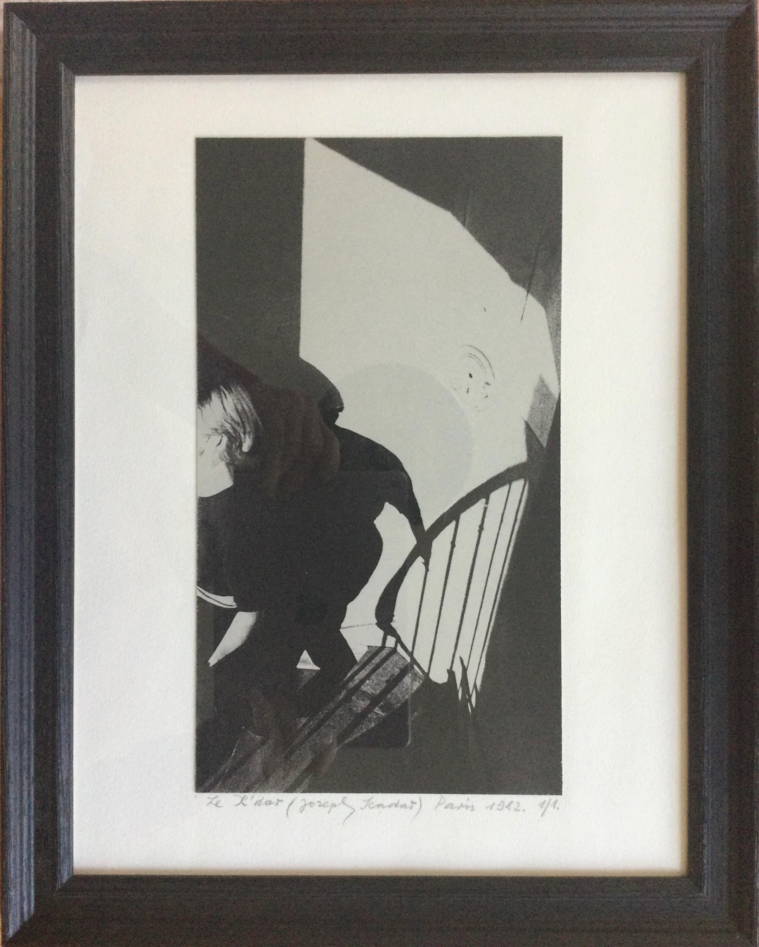 Joseph KADAR - Femme dans l’escalier , 1982 - Photographie argentique
