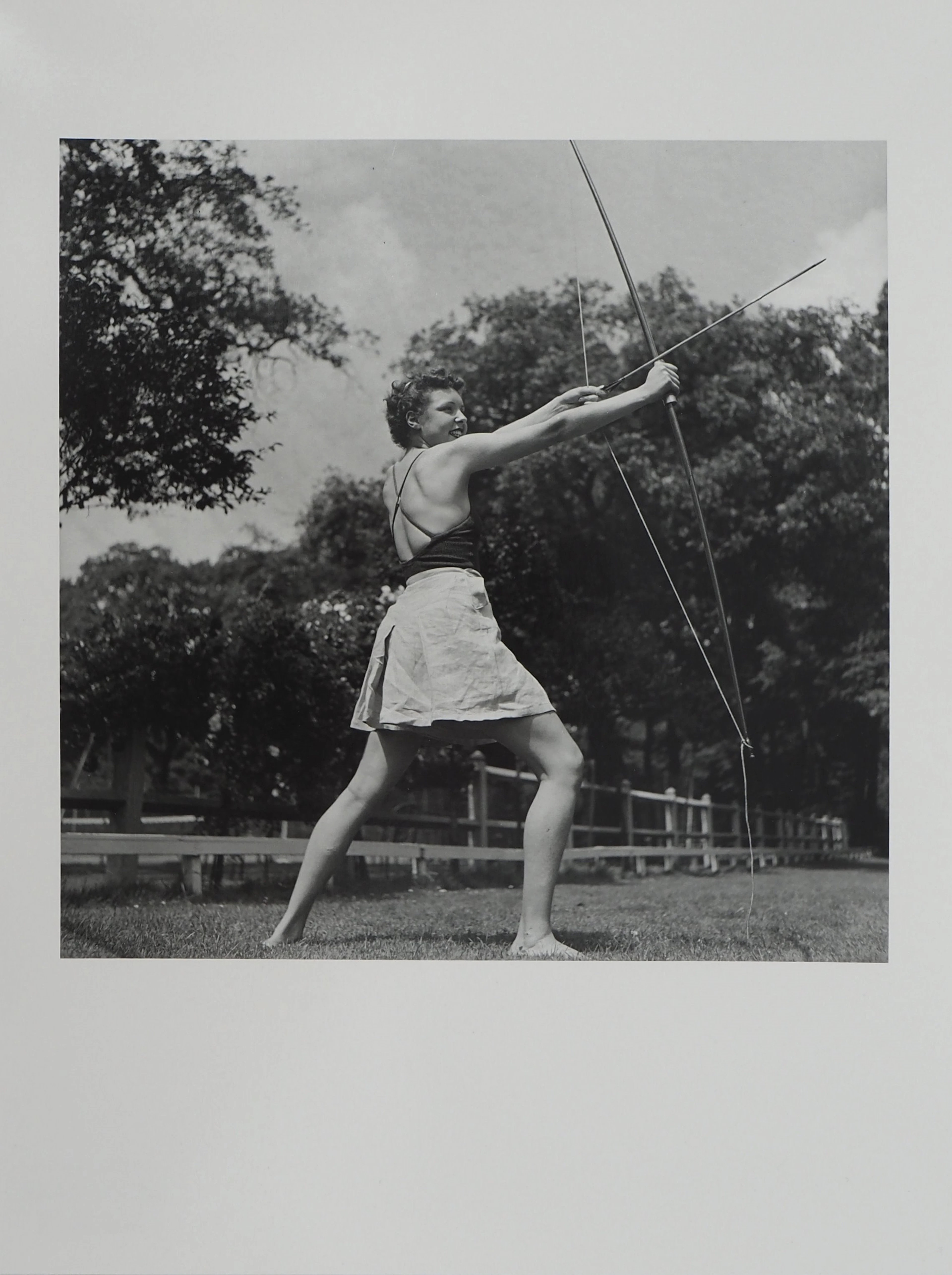 Dora MAAR : Epreuve de tir à l’arc, Photographie originale