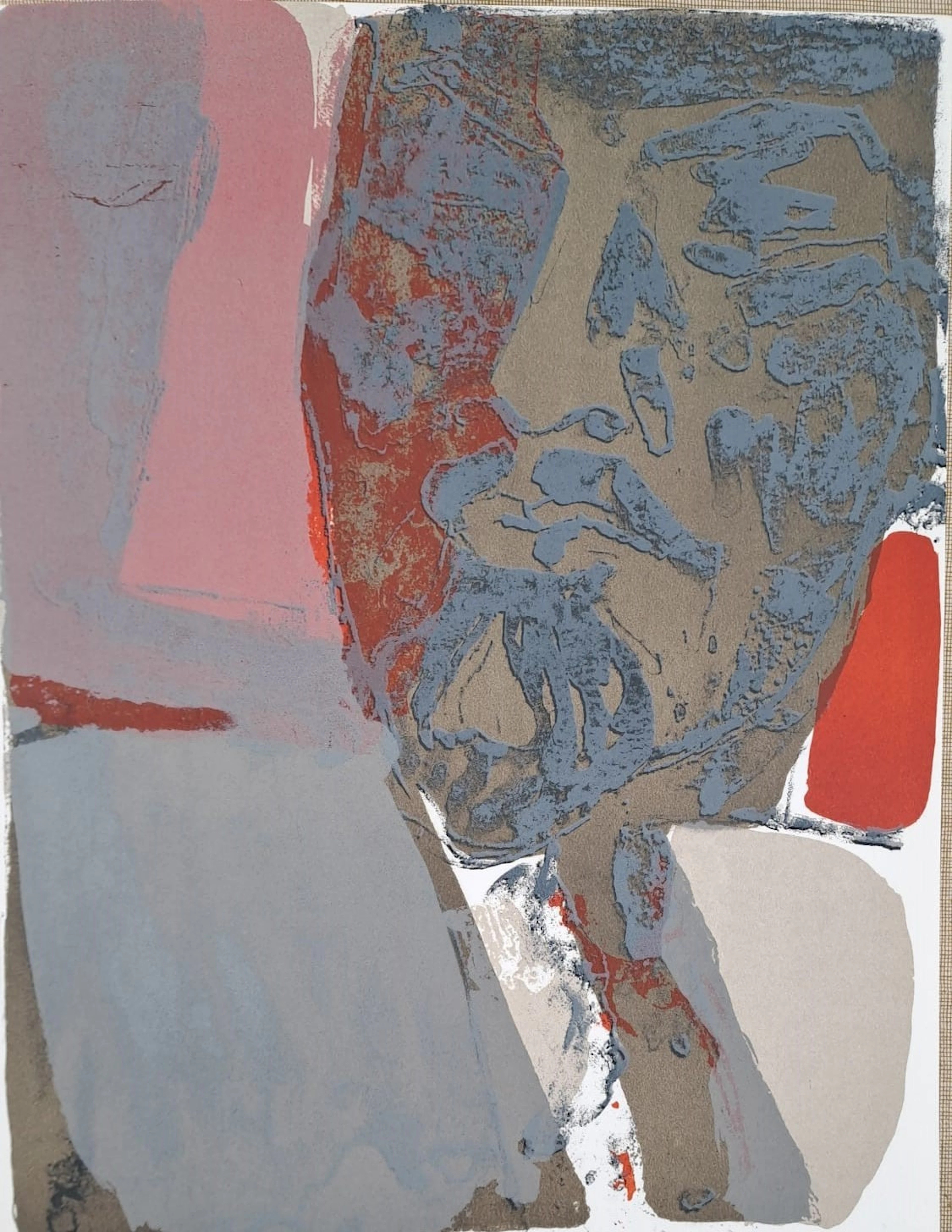 Paul Guiramand - Composition 3 - Lithographie originale
