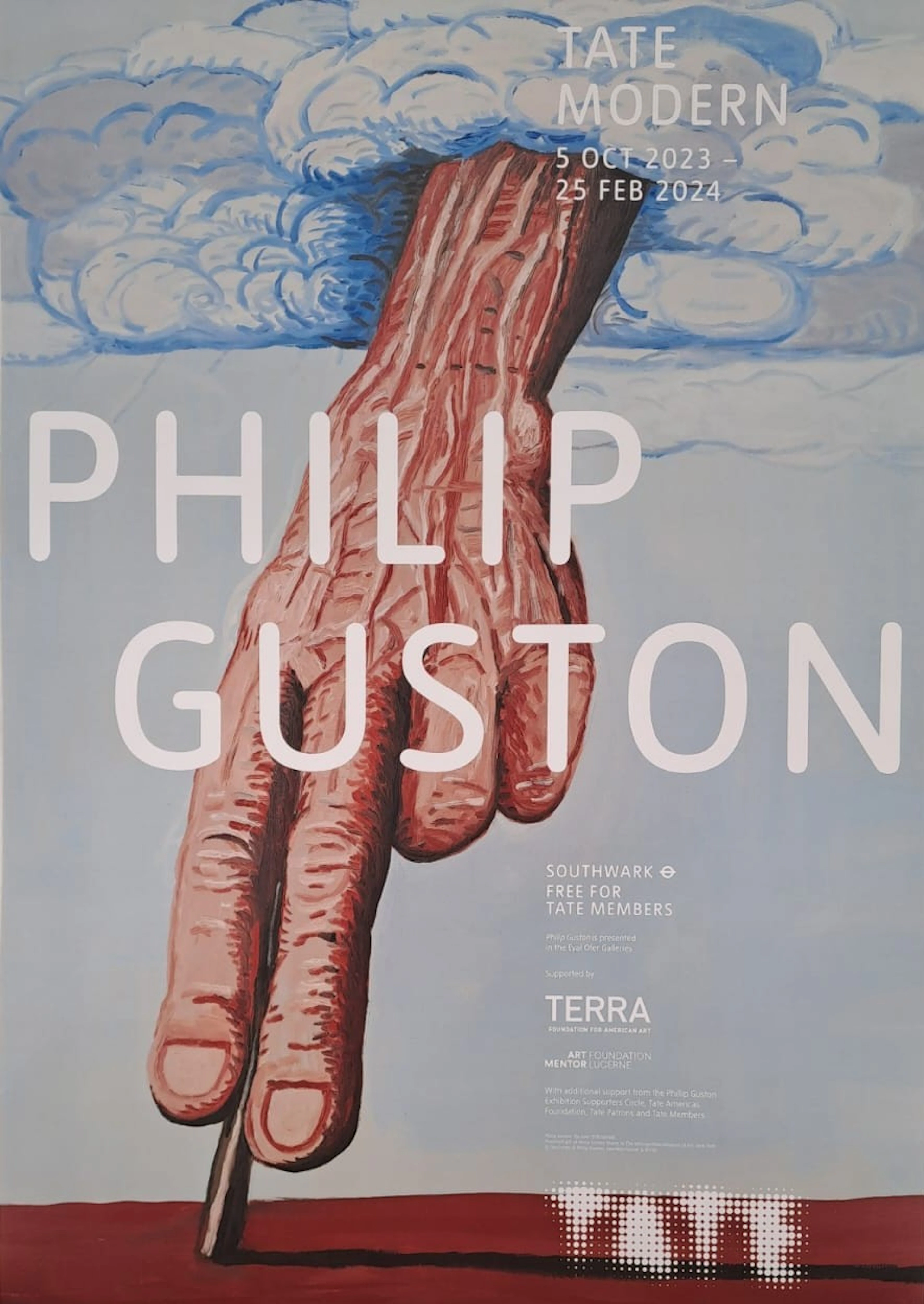 Philip Guston - Exposition - Affiche d’exposition