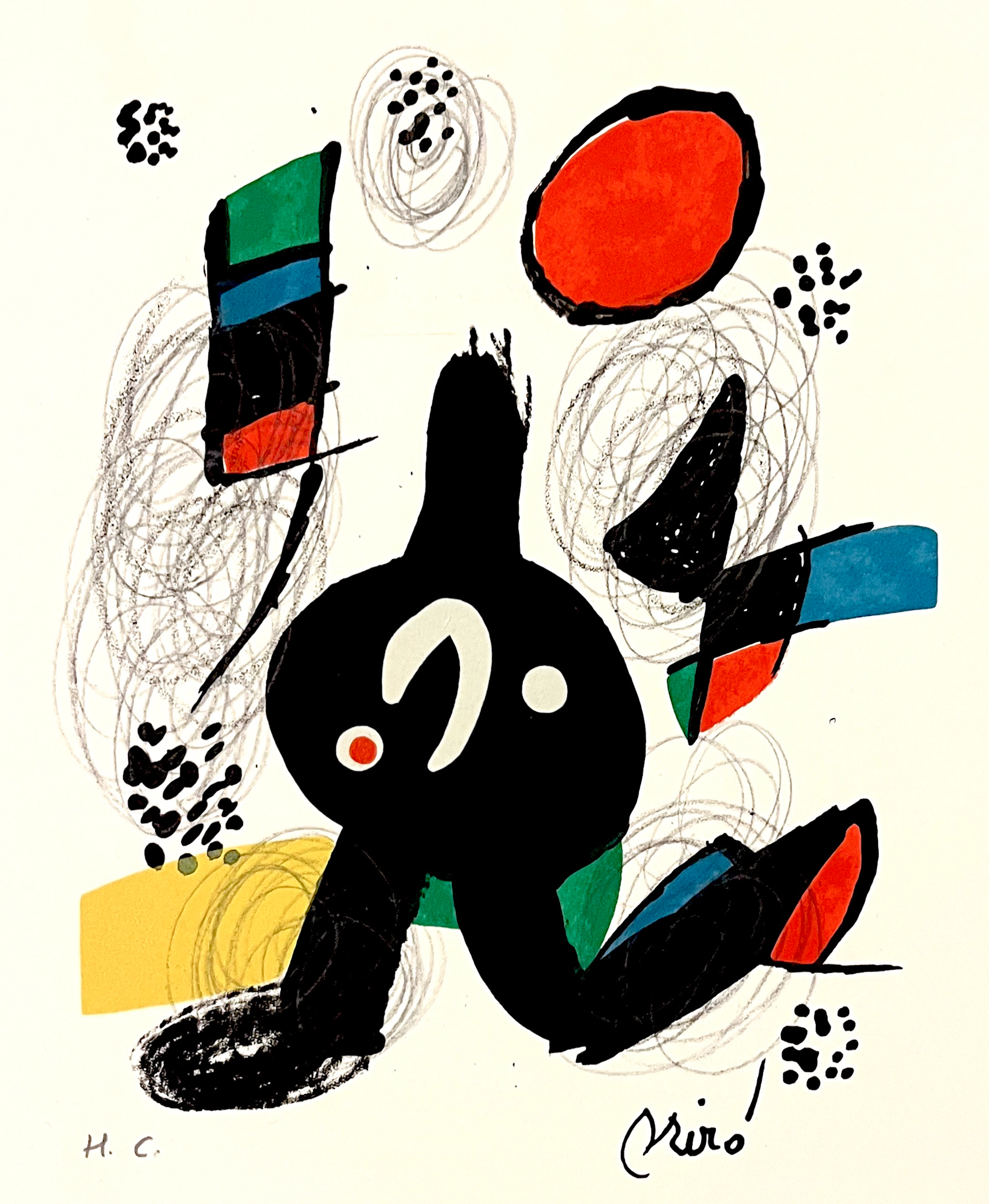 Joan MIRÓ - La mélodie acide, 1980, lithographie