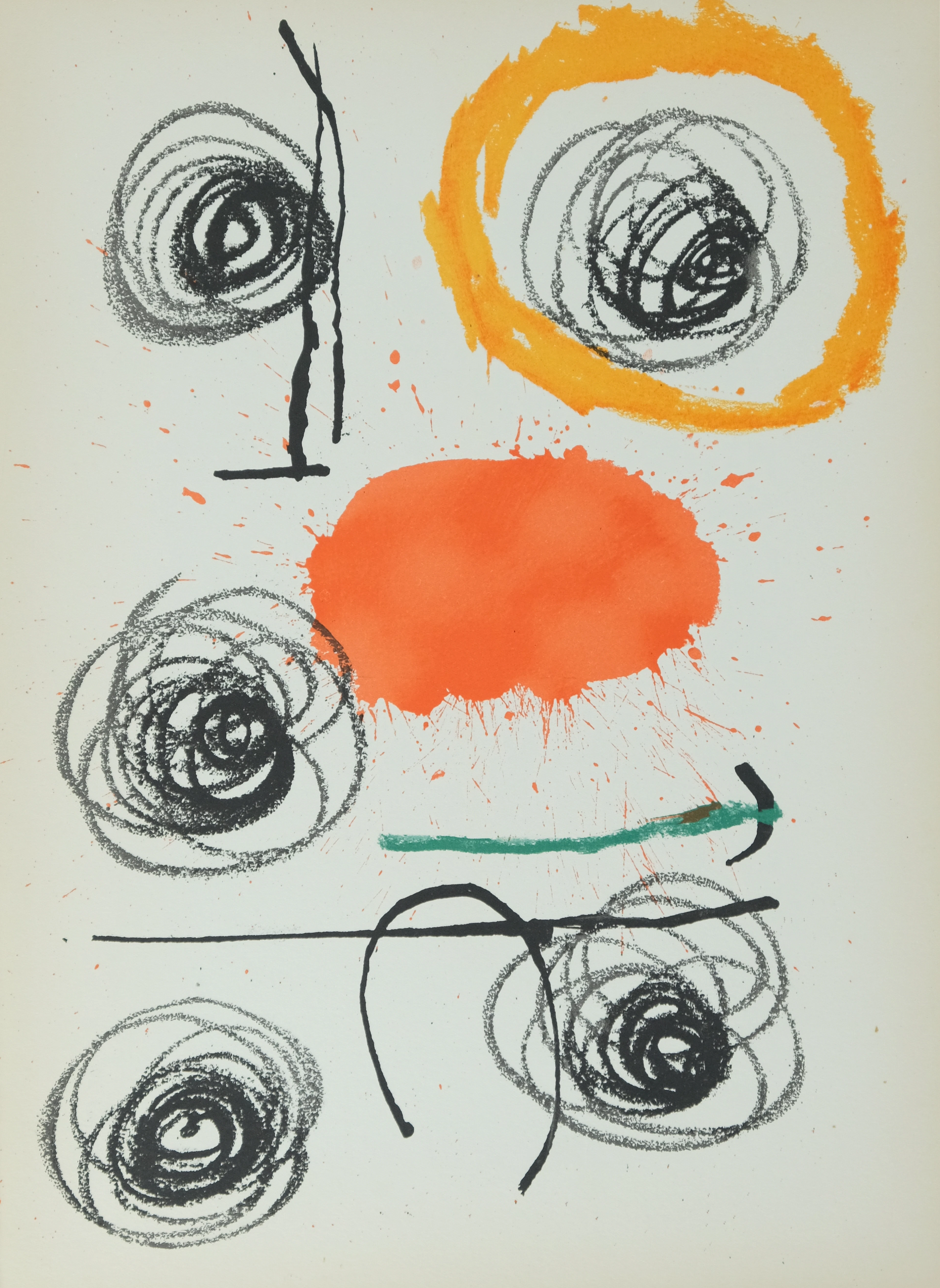Joan MIRO : Obra Inedita Recent VI - Lithographie originale