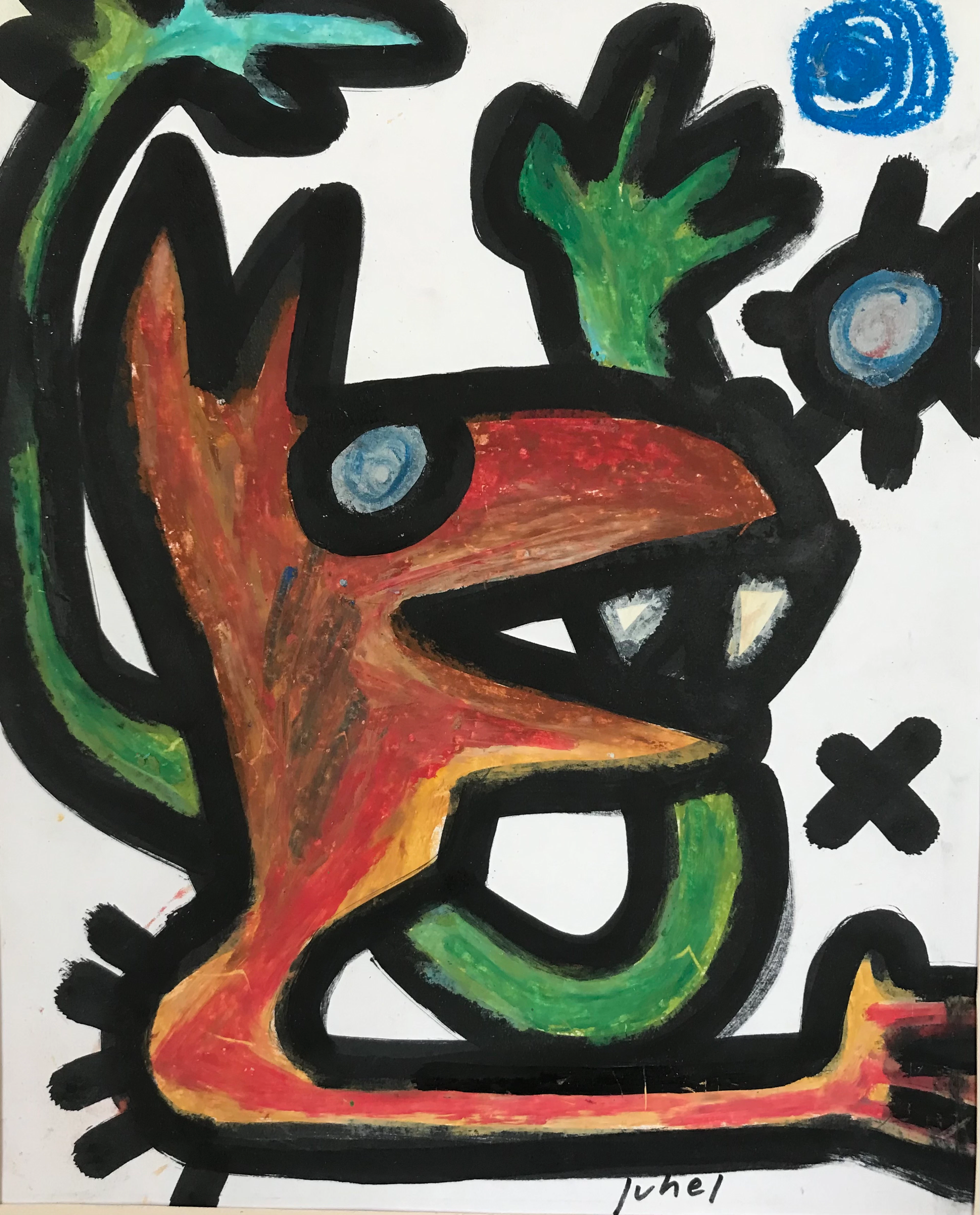Jean-Luc JUHEL - Sans titre ,2013 -Technique mixte signée