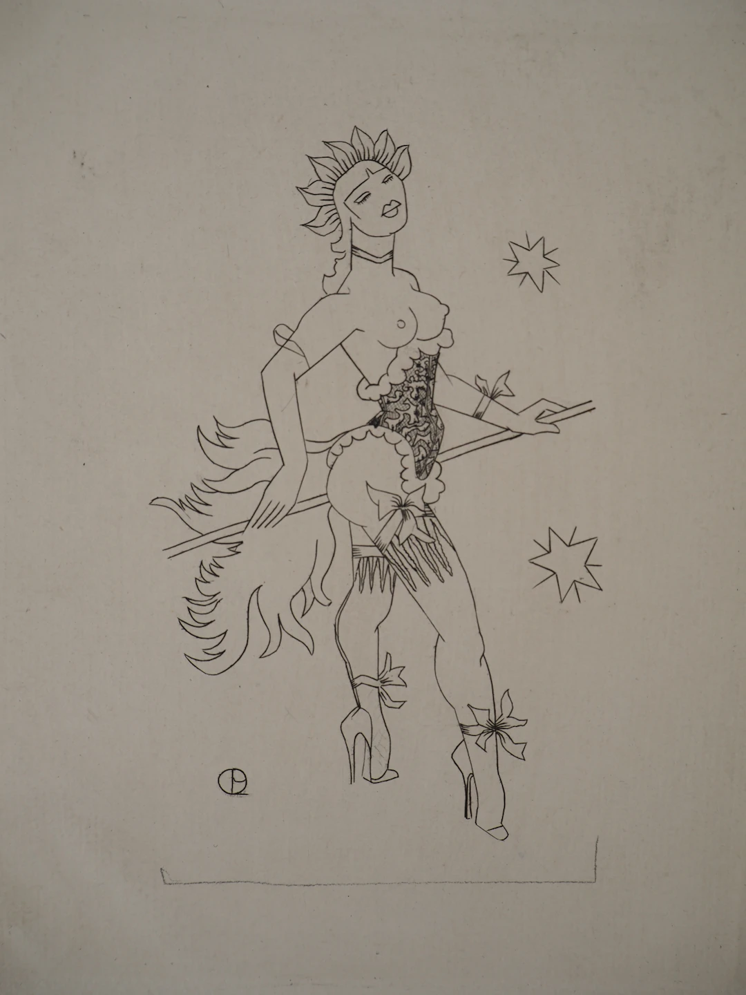 Charles PICART LE DOUX (1881-1959), Danseuse de cabaret - Gravure