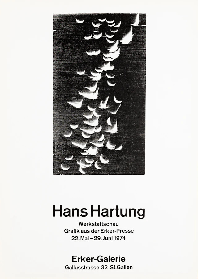 Hans HARTUNG : L'envolée - Lithographie originale