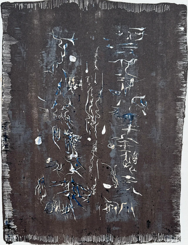Zao WOU KI - Composition, 1958 - Lithographie originale