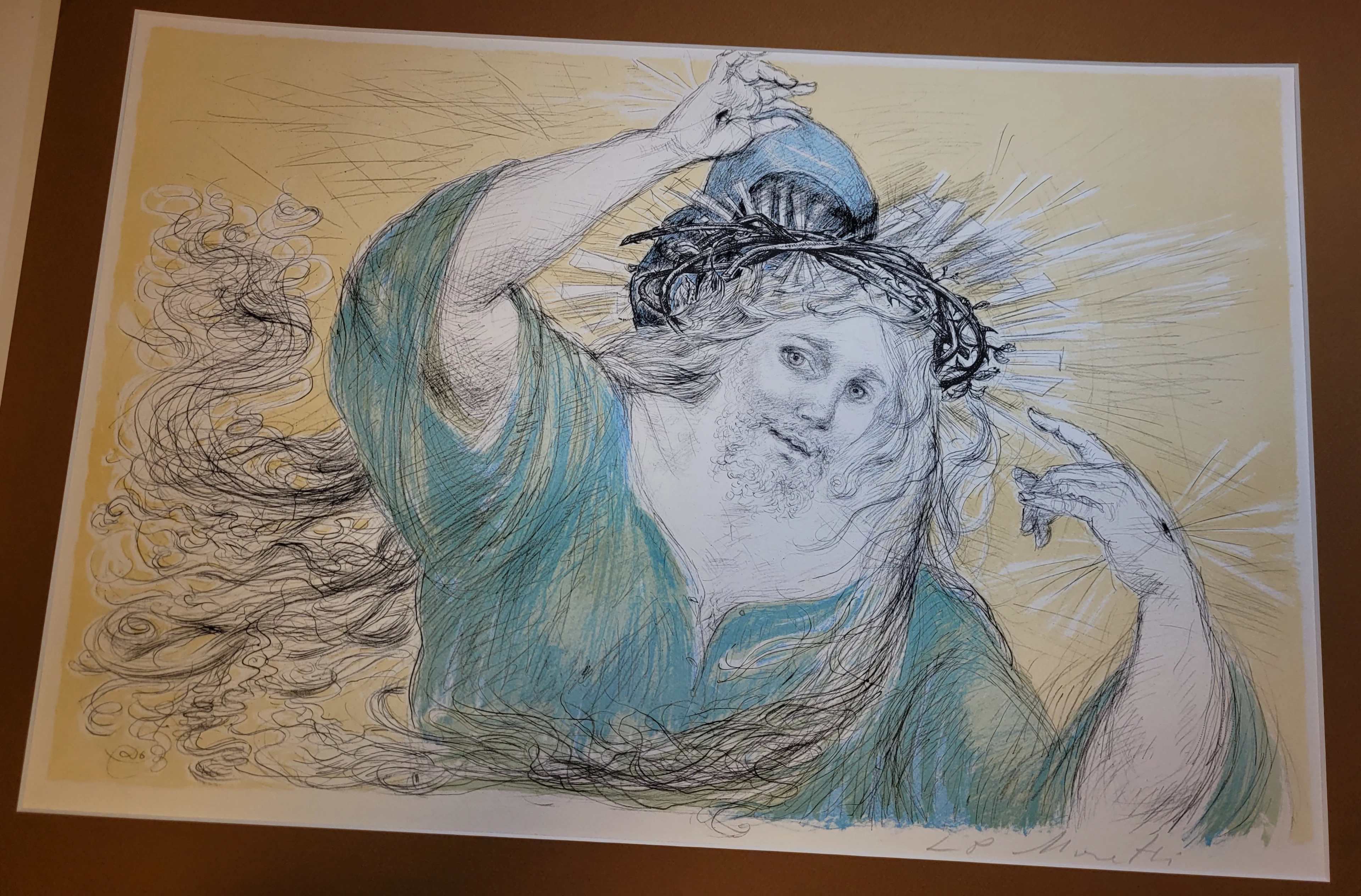 Lucien-Philippe MORETTI - Le Braconnier de Dieu 3, 1975 - Lithographie