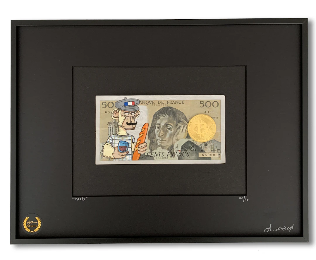 Cisco - PARIS, 2026 - Acrylique sur billet