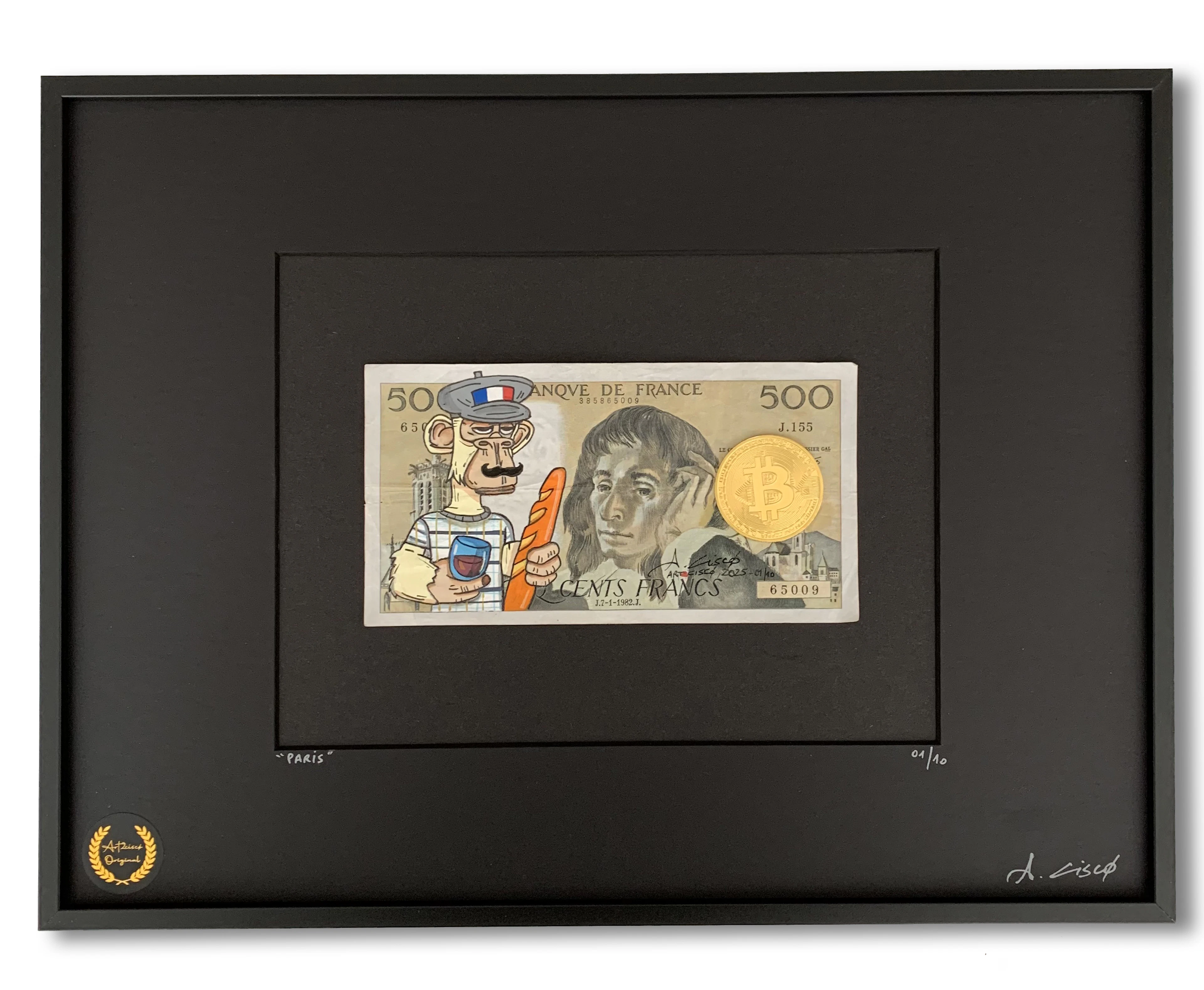 Cisco - PARIS, 2026 - Acrylique sur billet
