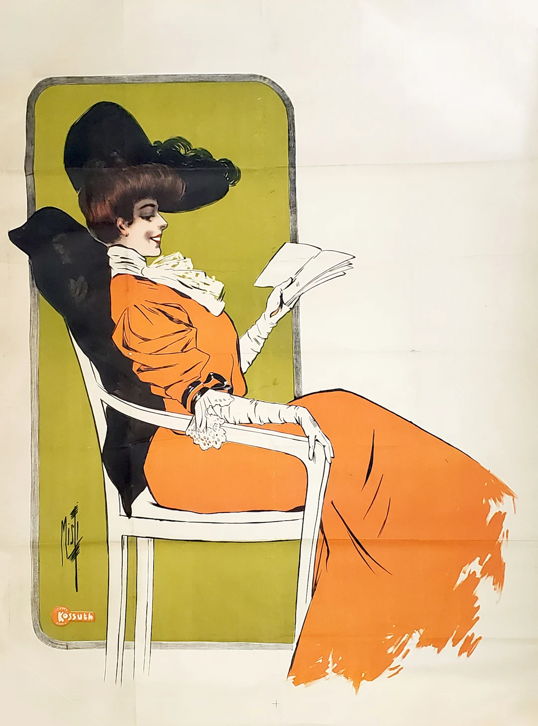Ferdinand Mifliez Misti, affiche lithoraphique vers 1906