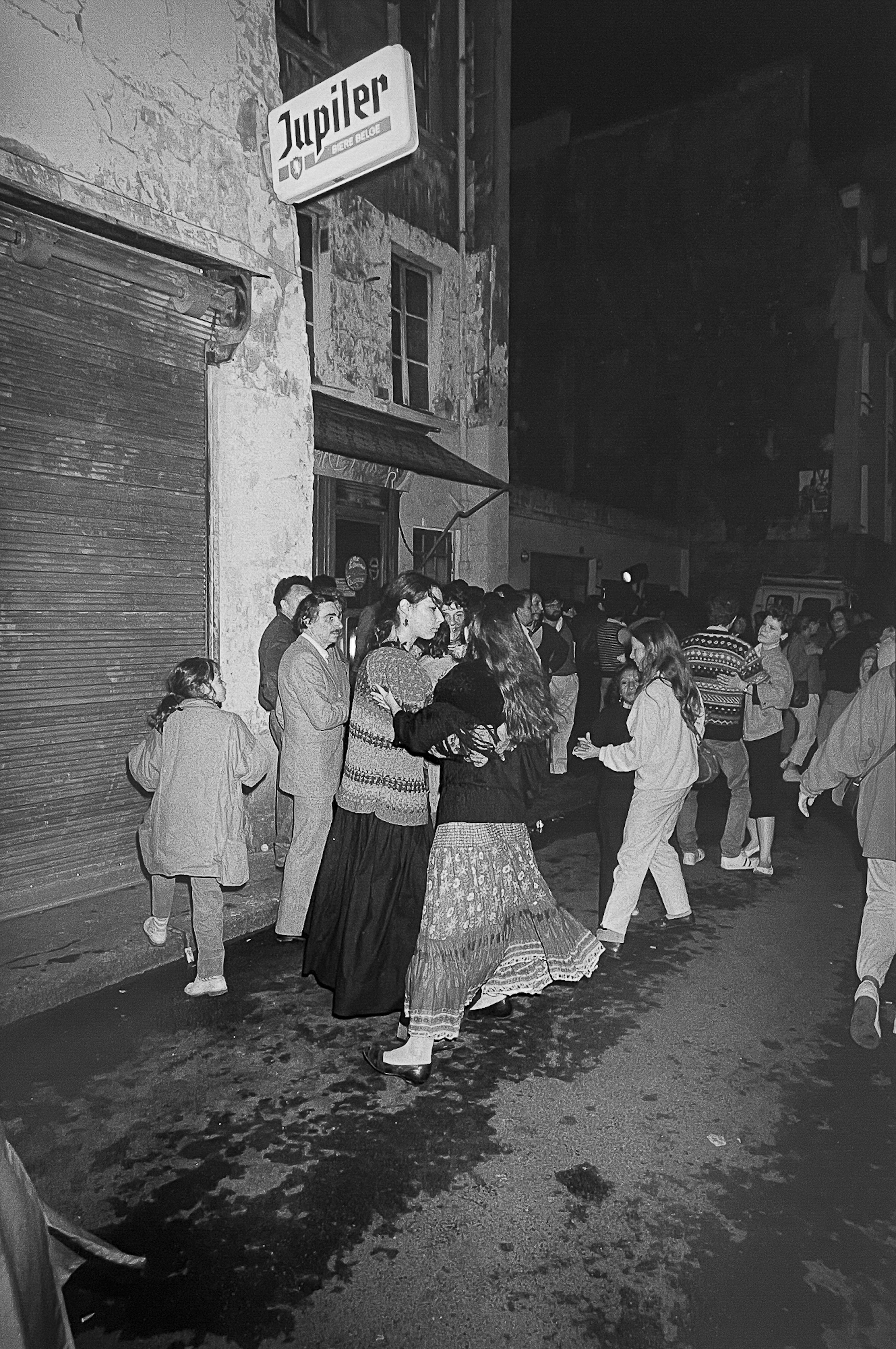 José Nicolas - Bal du 14 juillet à Bastille, Paris, 1983 - Tirage argentique
