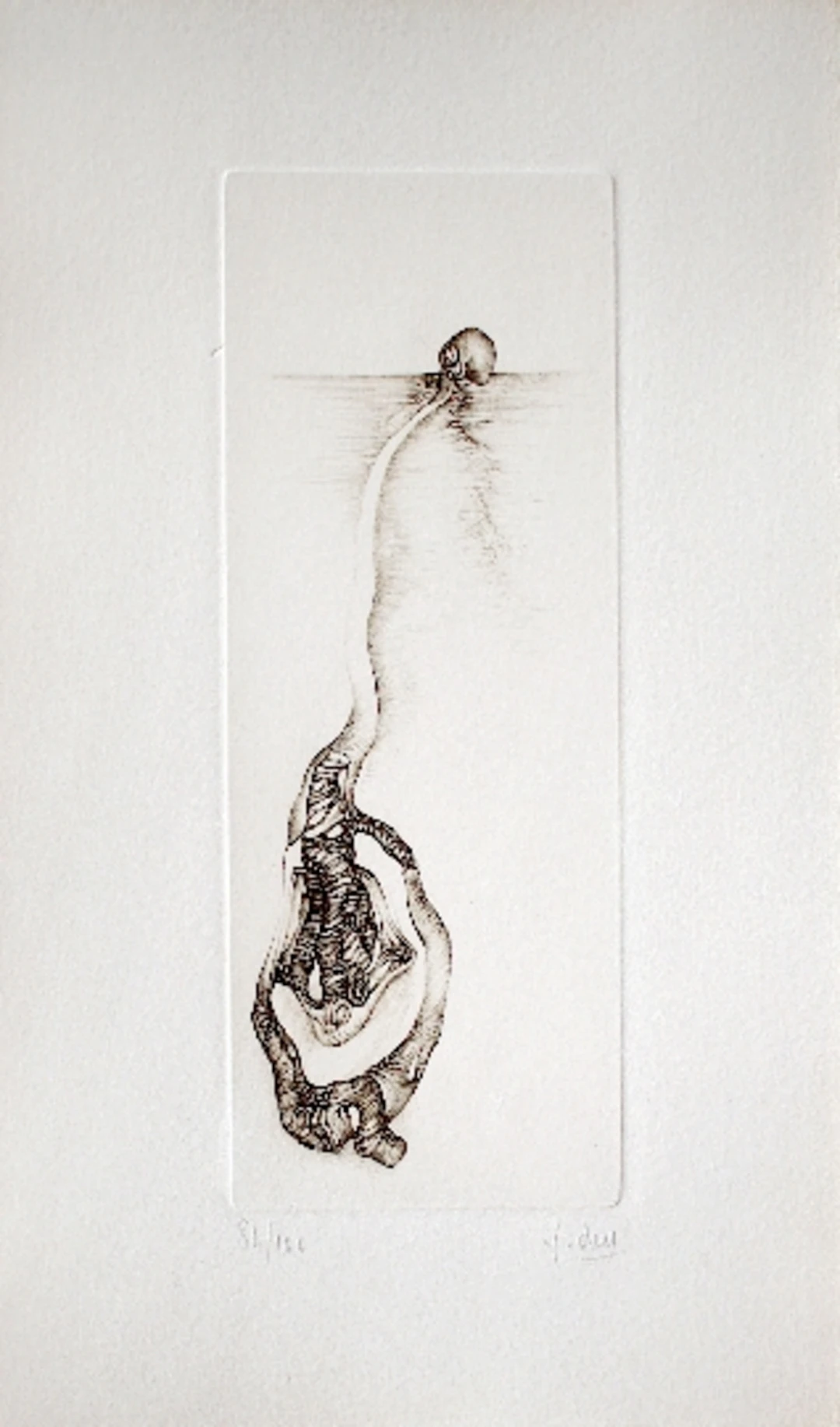 Fred DEUX - Gris 5, 1978, Gravure