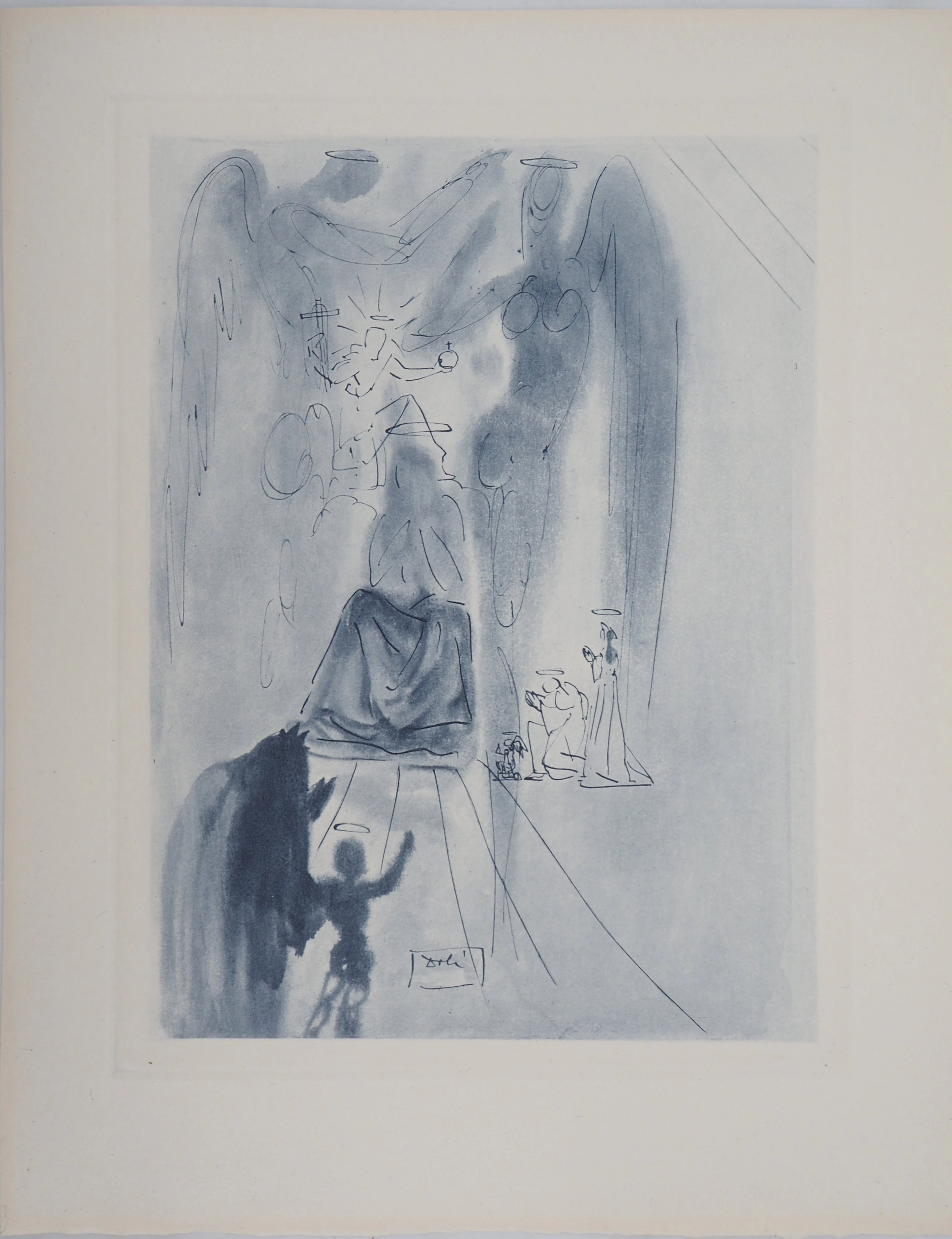 Salvador DALI - Paradis 12 : Le Triomphe du Christ et de la Vierge