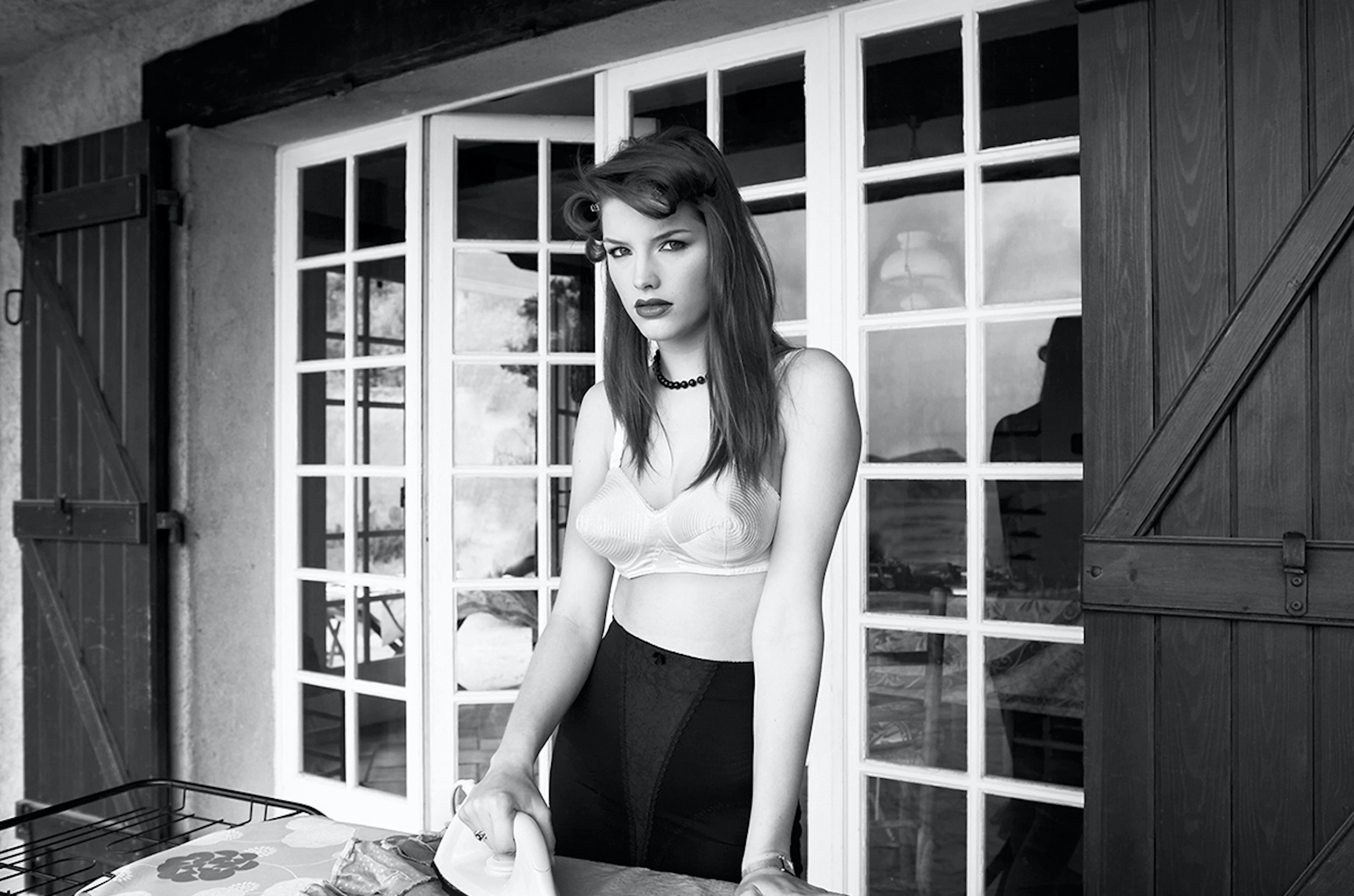 Alain DAUSSIN - Terrasse à Saint-Tropez , 2005 - Photographie