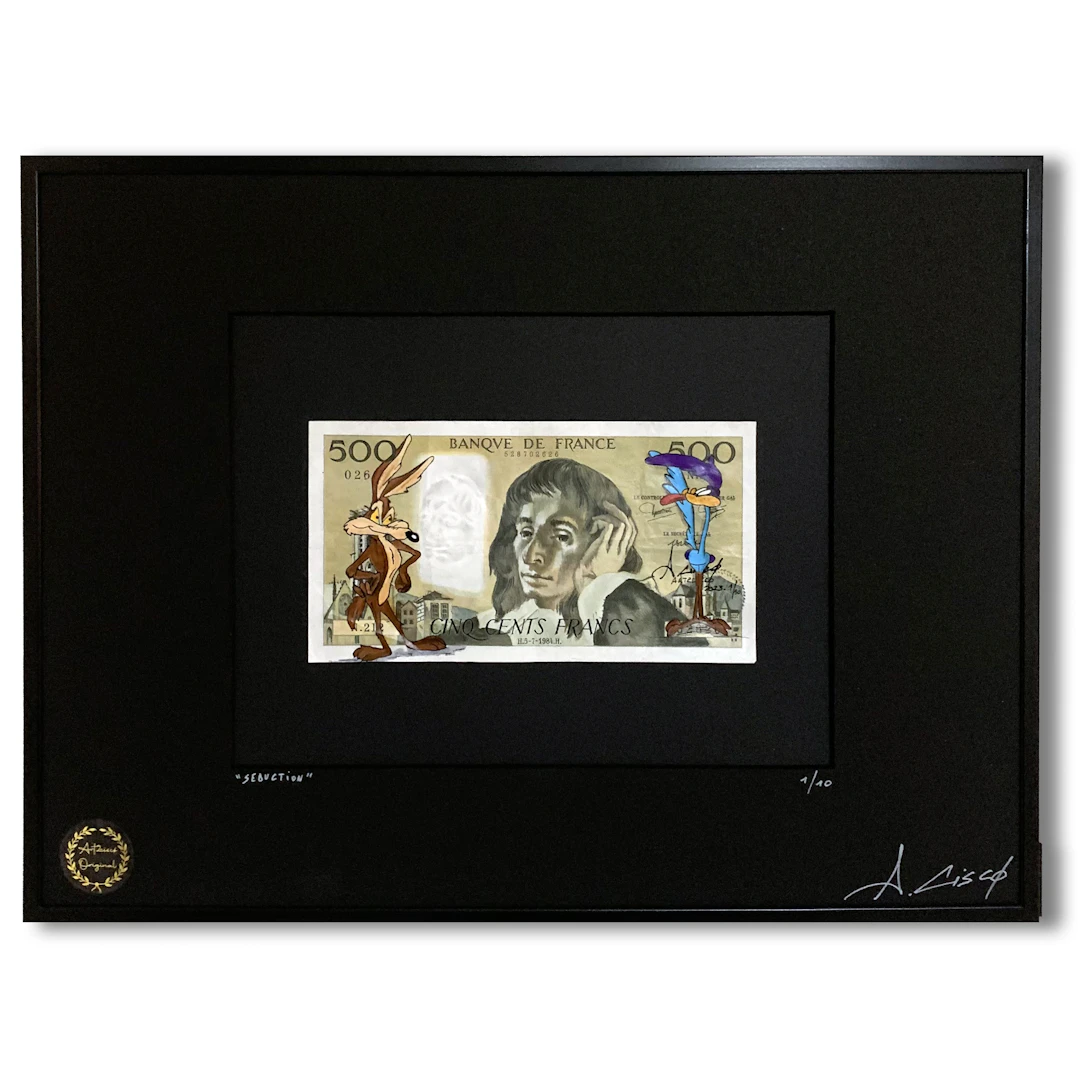 Cisco - Séduction, 2026 - Acrylique sur billet